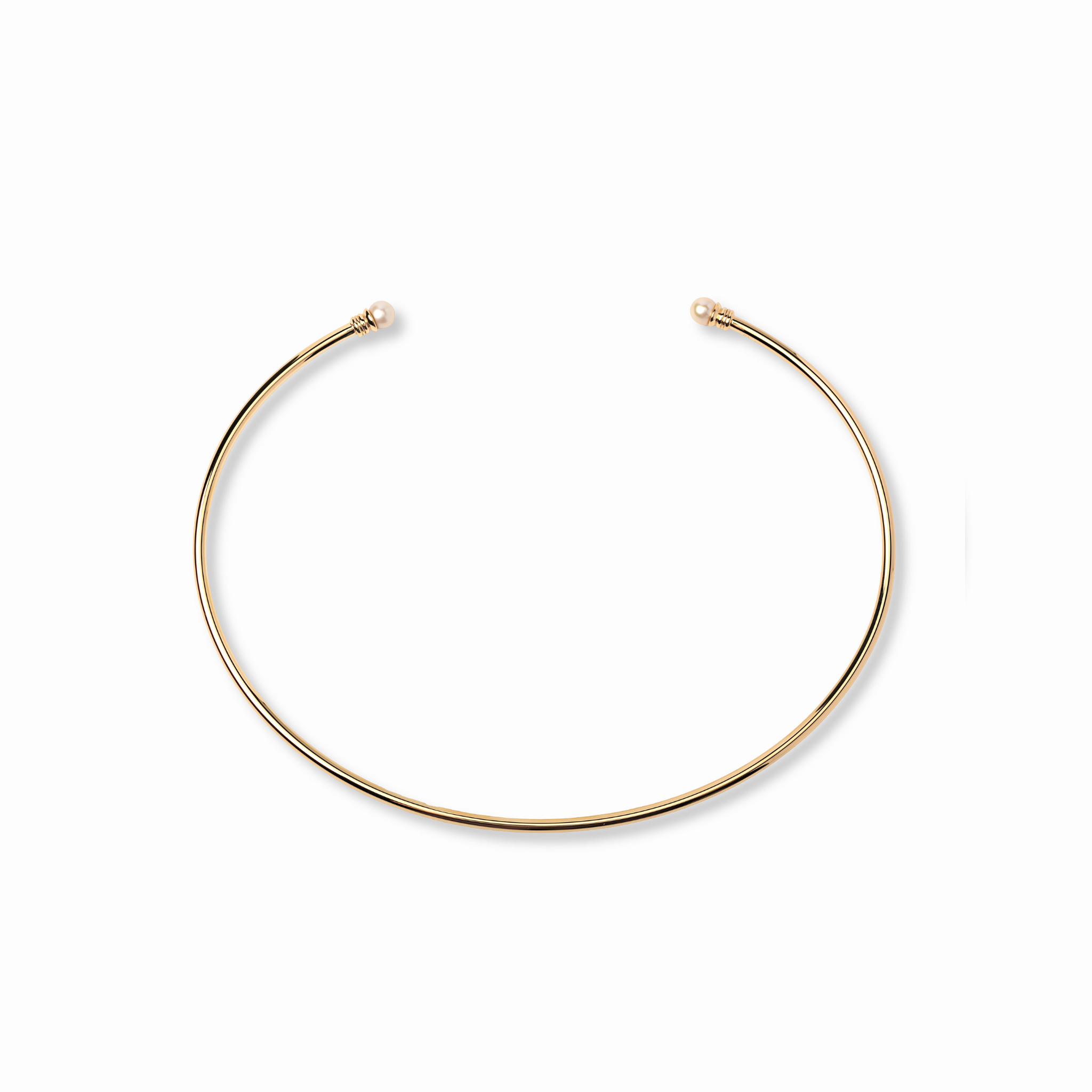 【anchor】パールネックカフ2.5mmリバーシブル gold/Neck-032-GD
