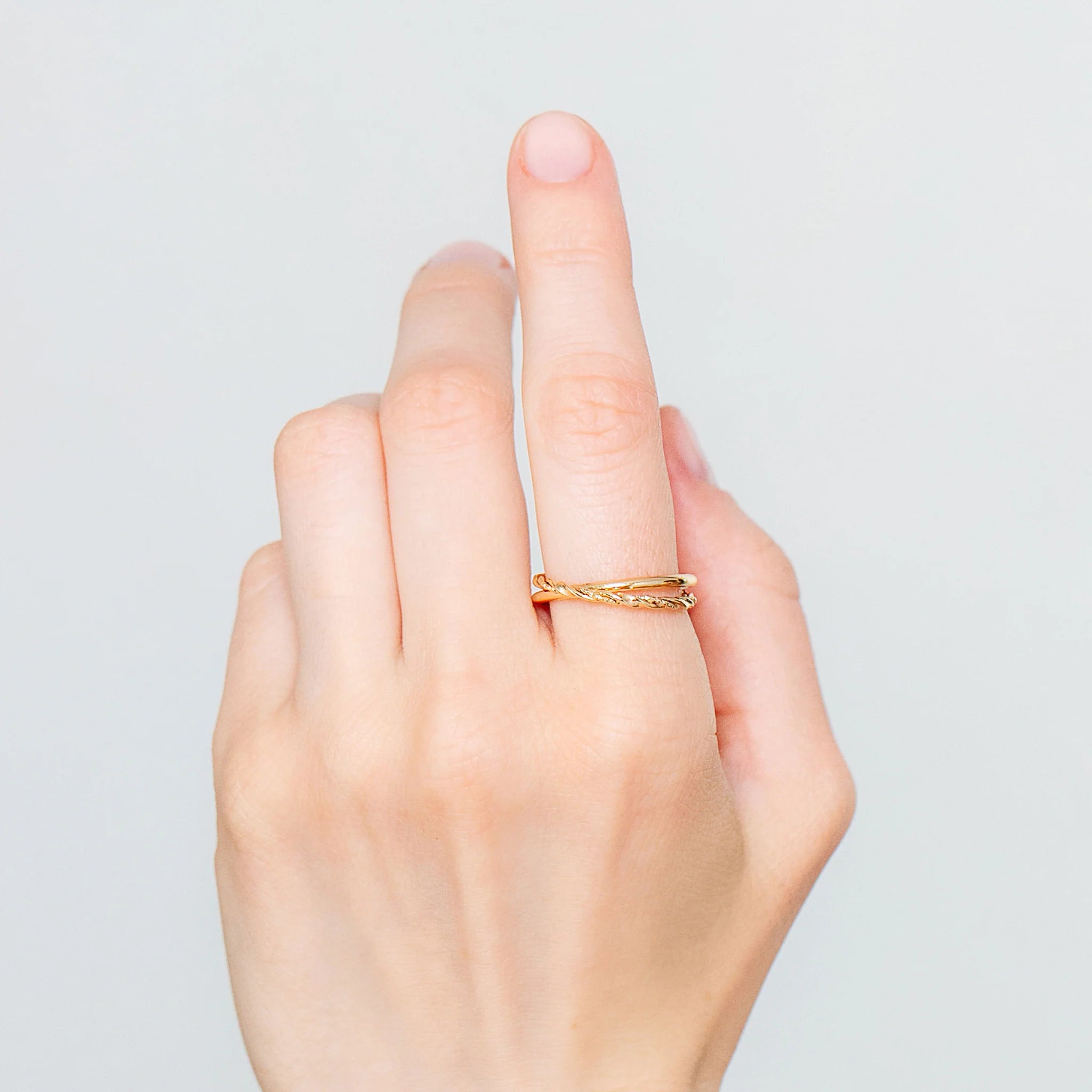 twist-rg-01 gold 【RING-036-GD】