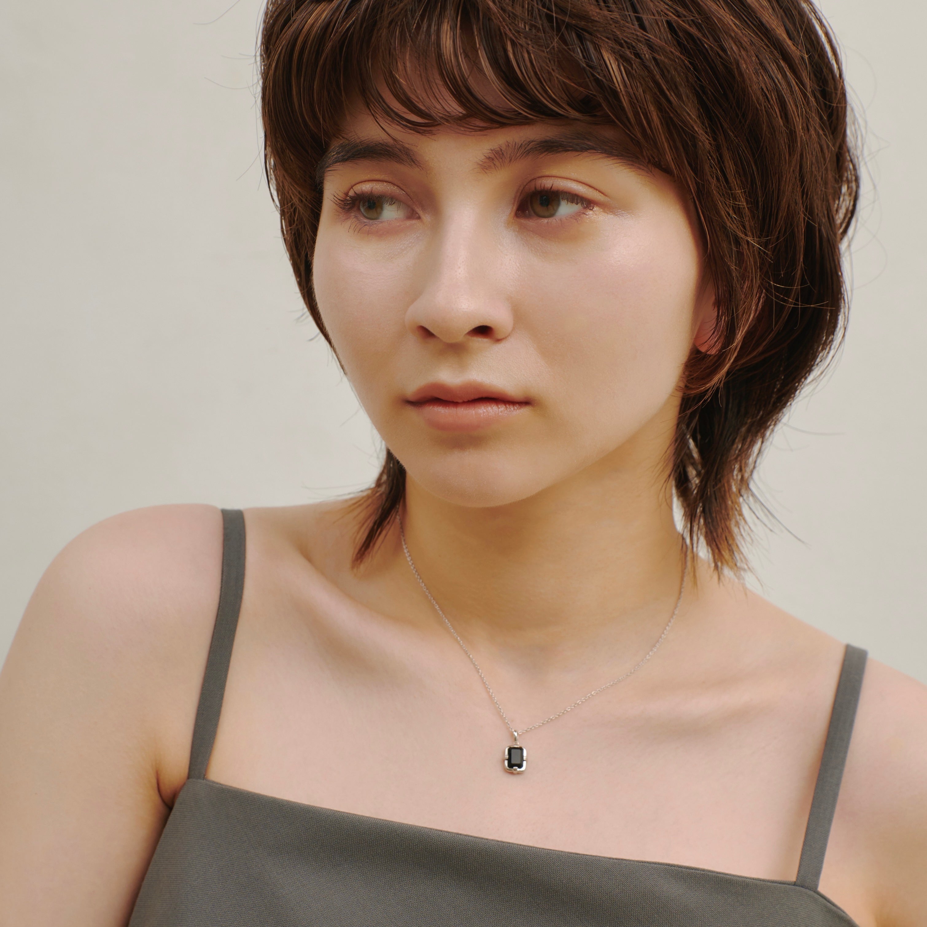 nature-nc-1 silver【Neck-010】