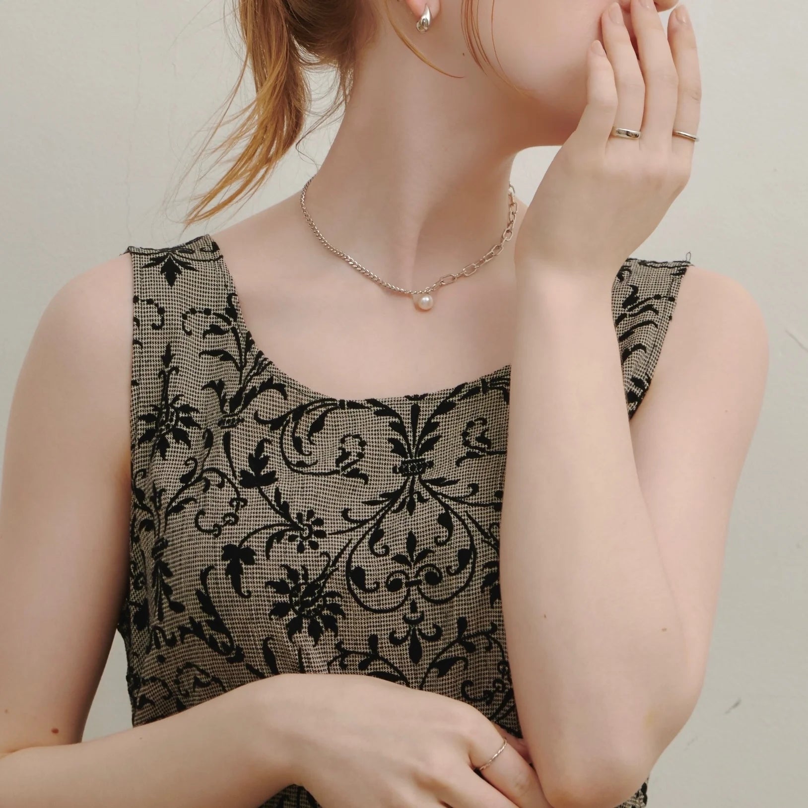 link-nc-1 silver【Neck-014】