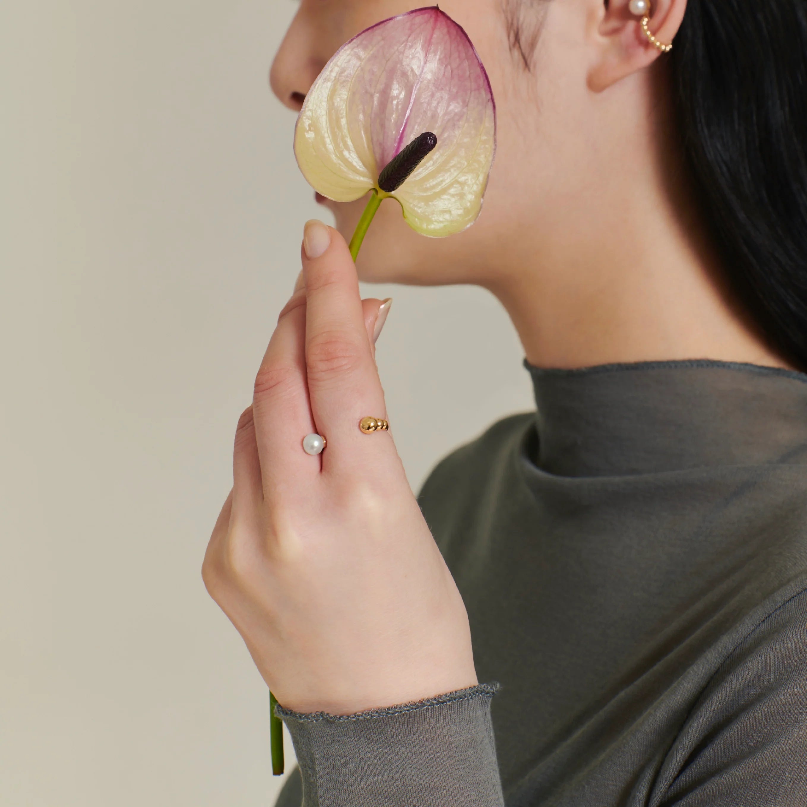 bubble-rg-01 gold【RING-034】