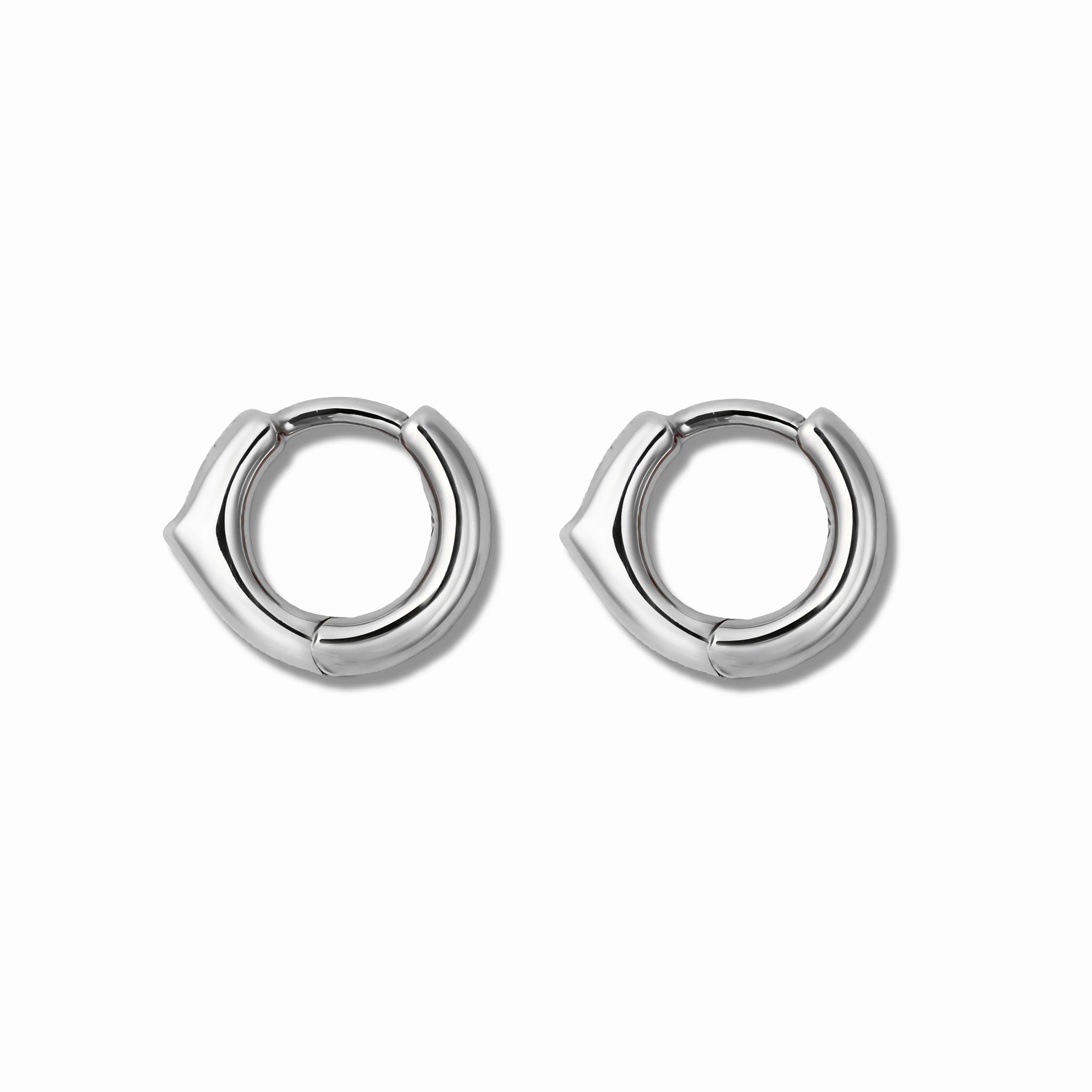 【hawfinch】クチバシSSミニマムサイズフープピアス silver(EP-042-SV)