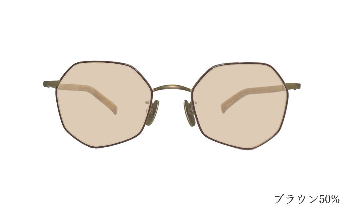 laxer/Mocha&Mattegold 50%カラーレンズ