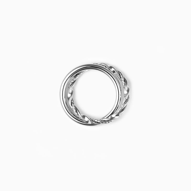 twist-rg-01 silver 【RING-036-SV】
