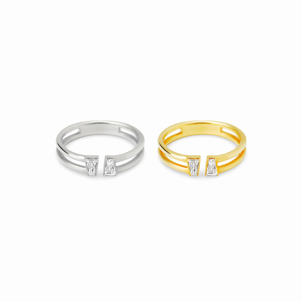 【bonbon】テーパードエイチリング silver【 RING-041-SV】