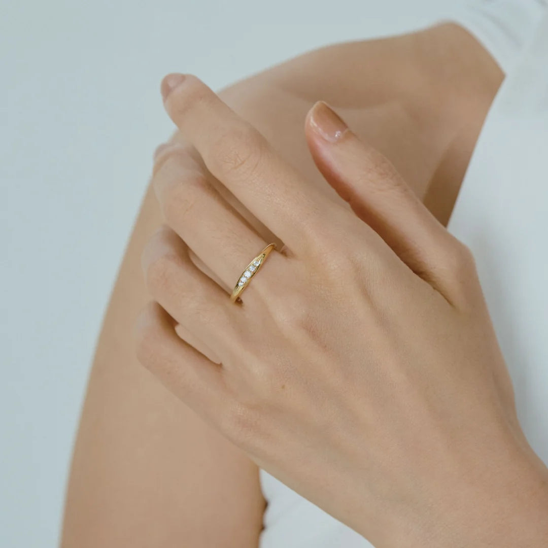 【bonbon】スターダストリング gold【 RING-044-GD】