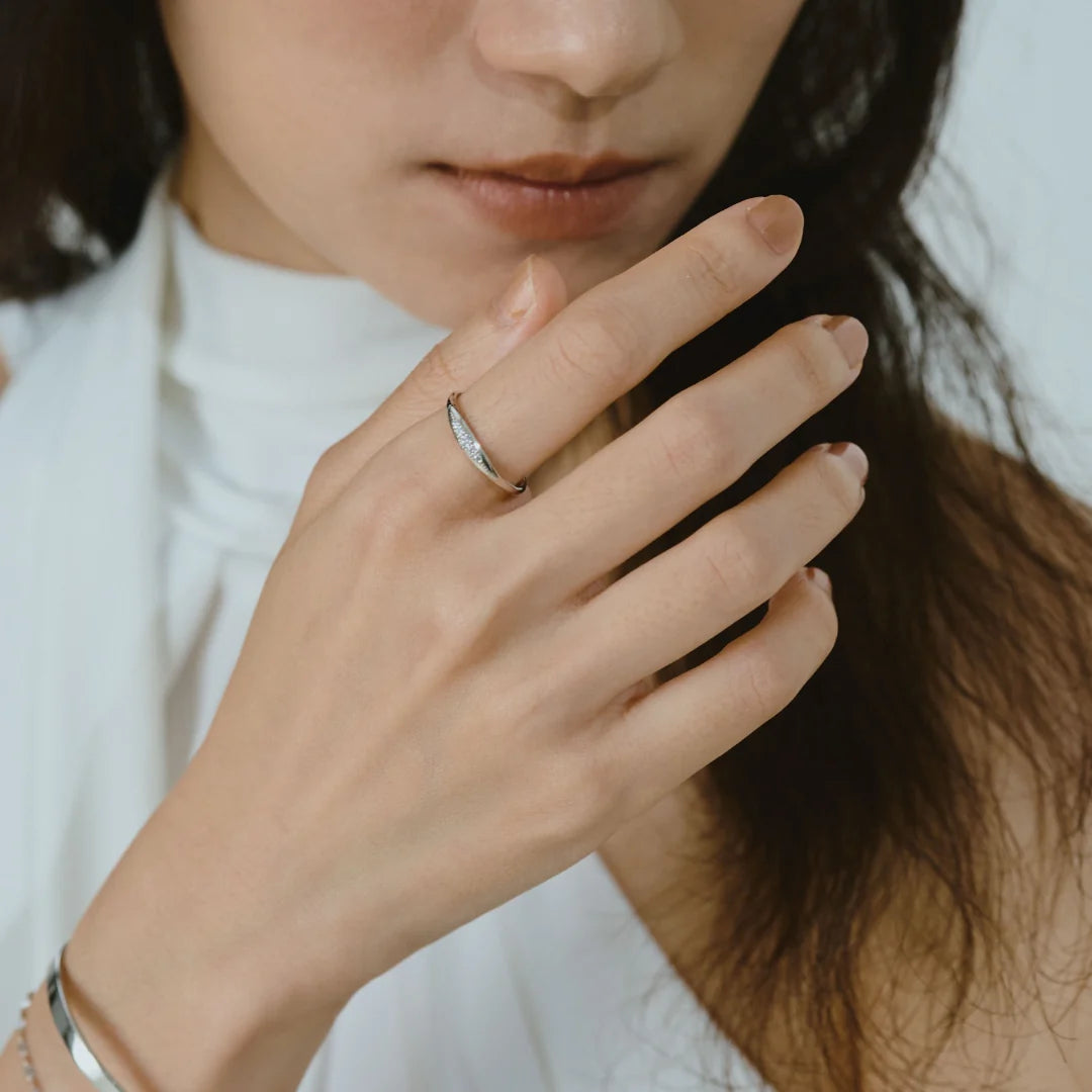 【bonbon】スターダストリング silver 【 RING-044-SV】