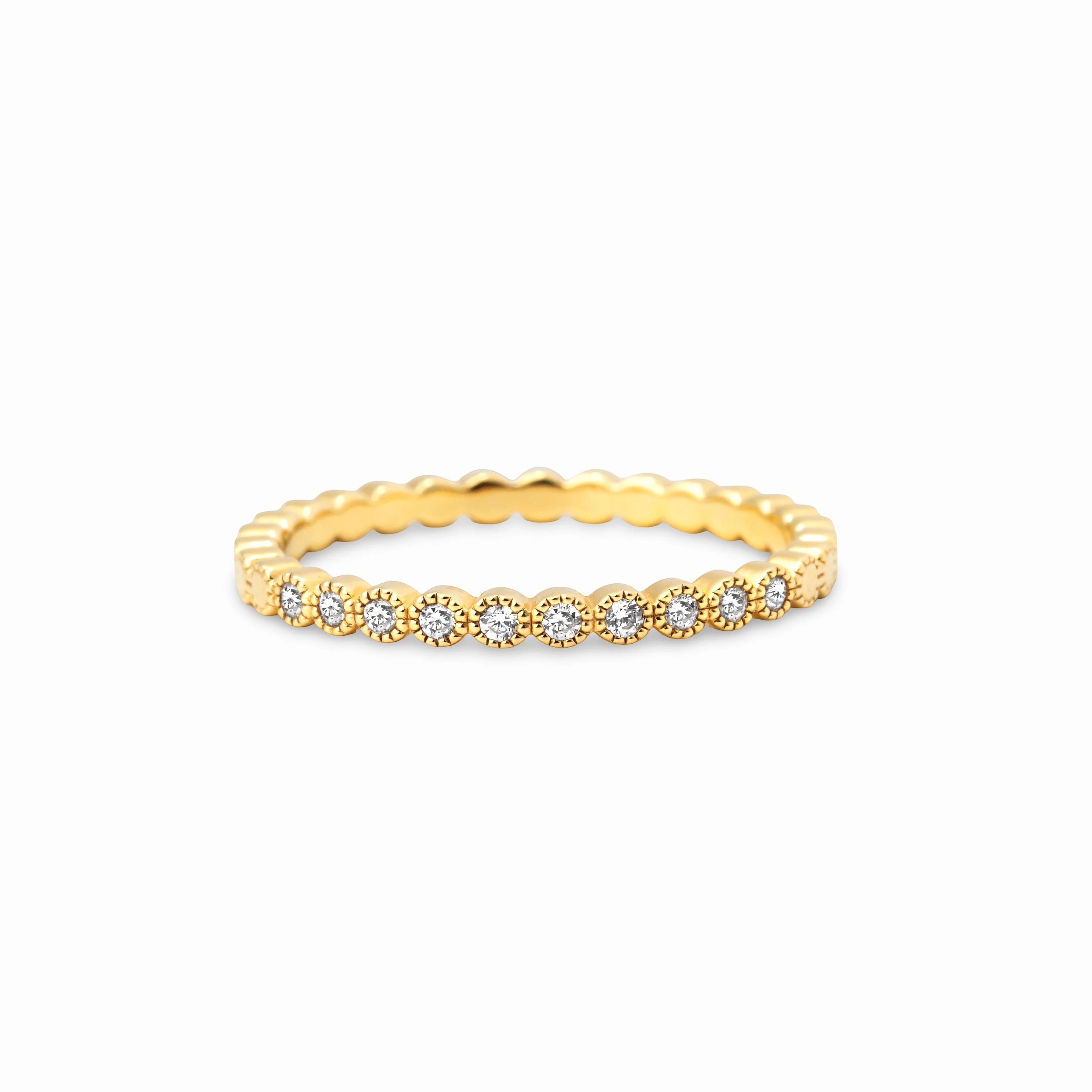 【bonbon】プティエタニティメレリング gold【RING-046-GD】