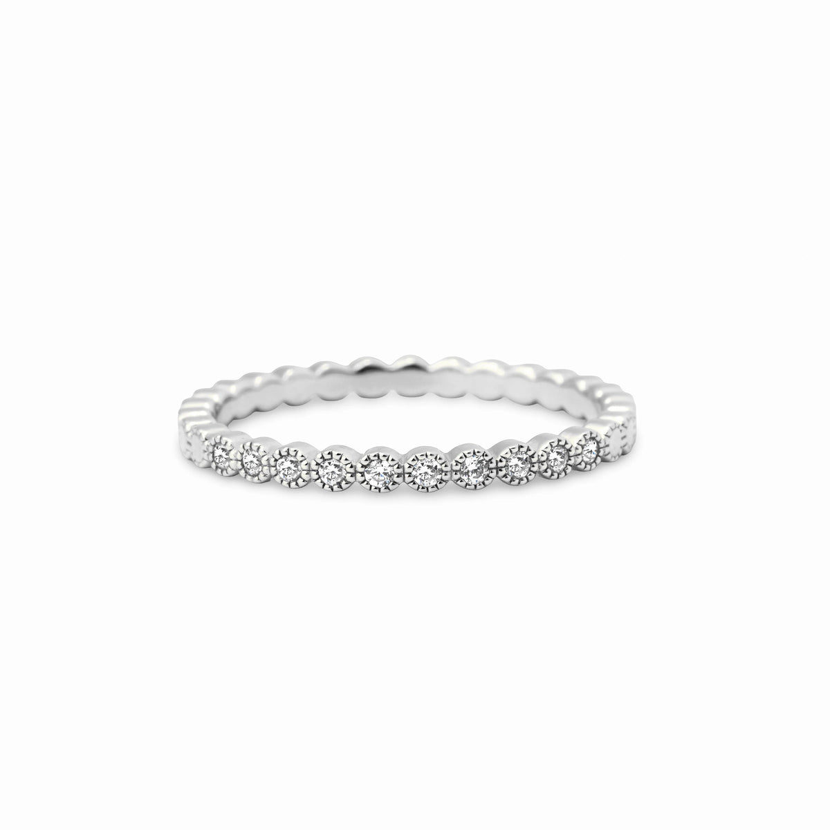 【bonbon】プティエタニティメレリング silver【RING-046-SV】