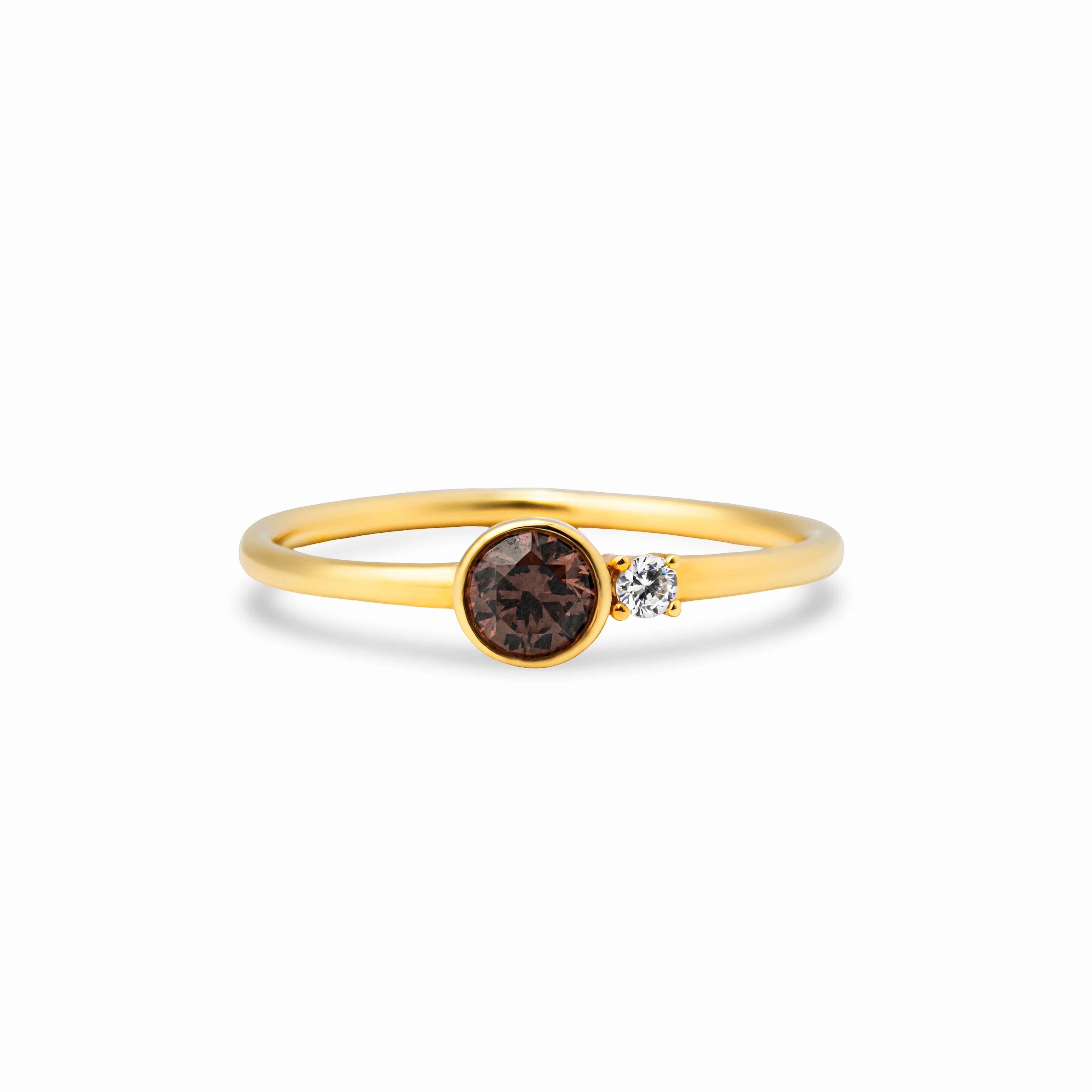 【bonbon】ドットデュオリング gold【RING-047-GD】