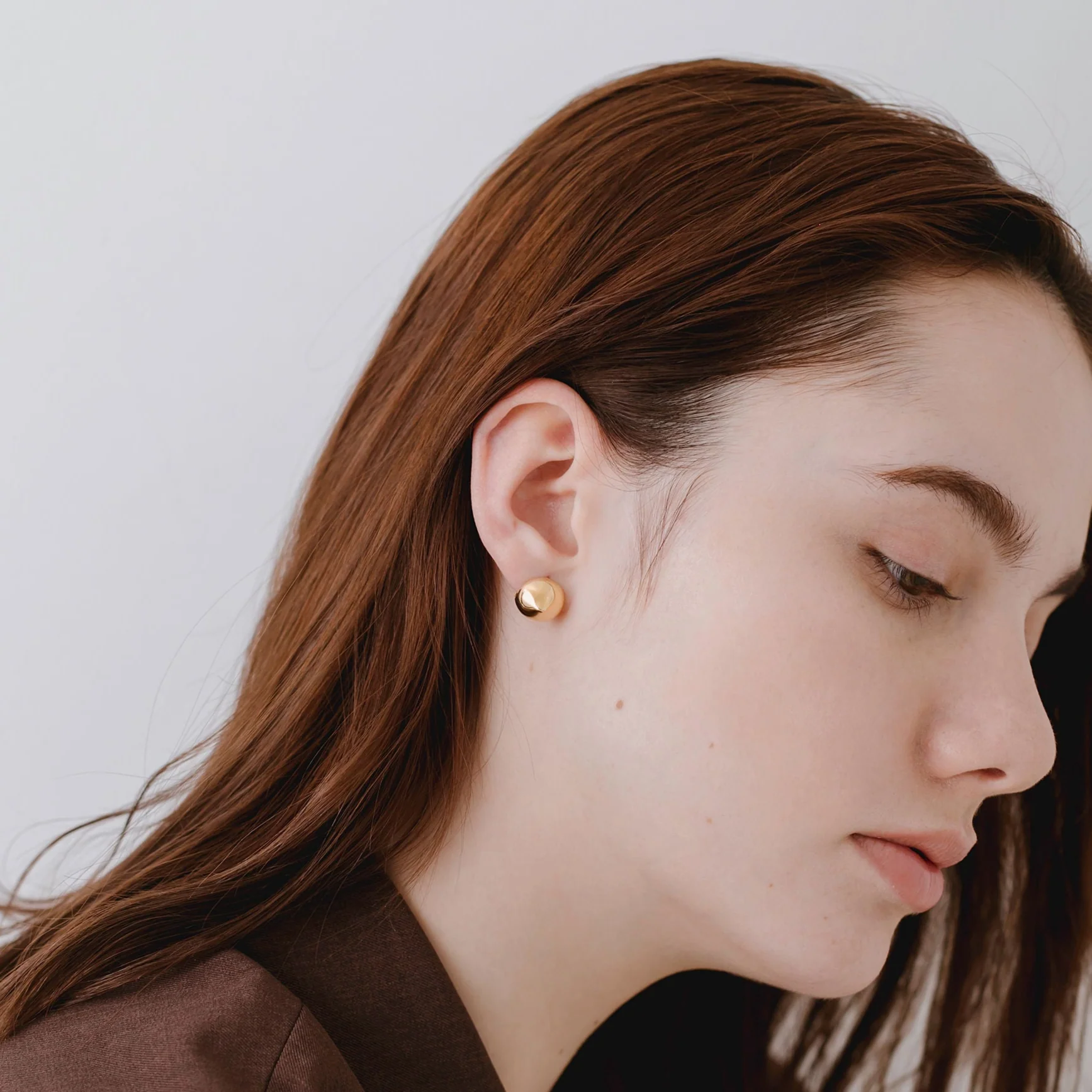 【hawfinch】クチバシボールピアス gold(EP-041-GD)