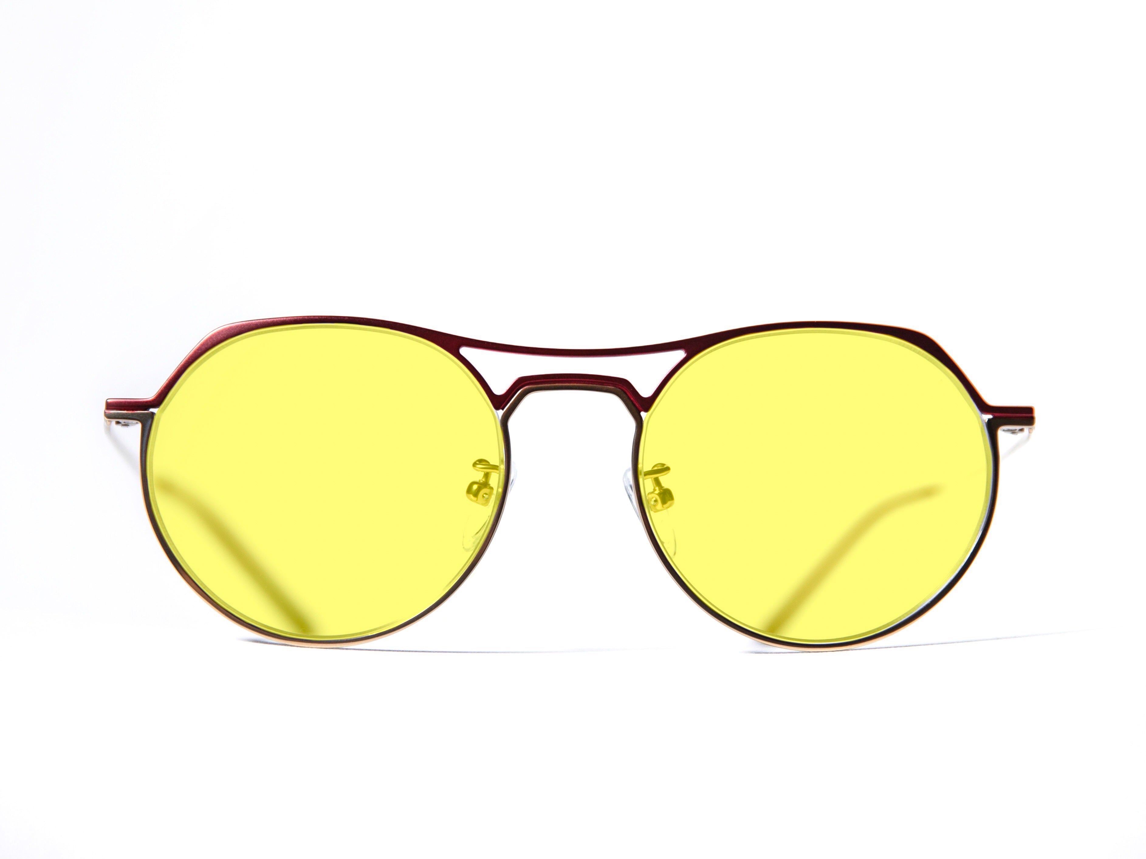 collect/red&gold 50%カラーレンズ