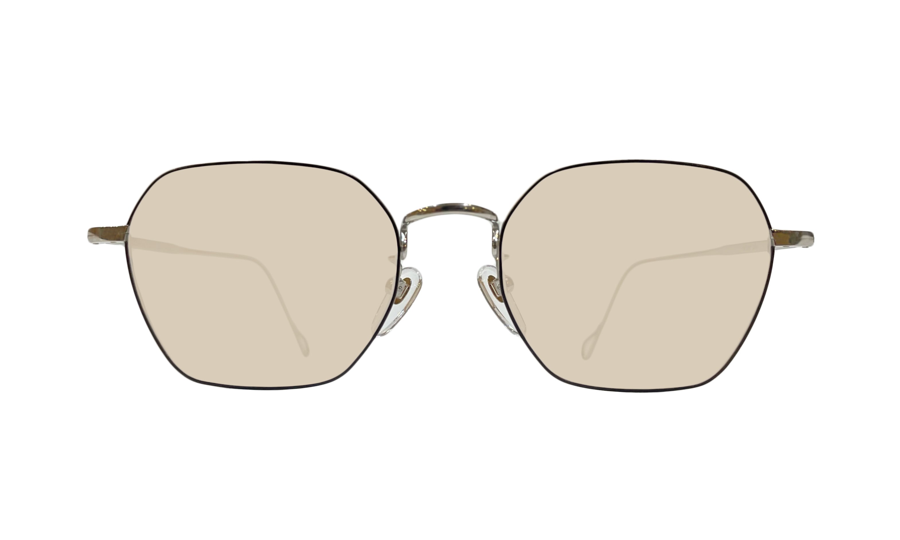 play/dark-brown&silver 50%カラーレンズ