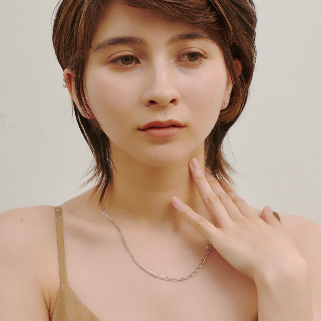 link-nc-2 silver【Neck-015】