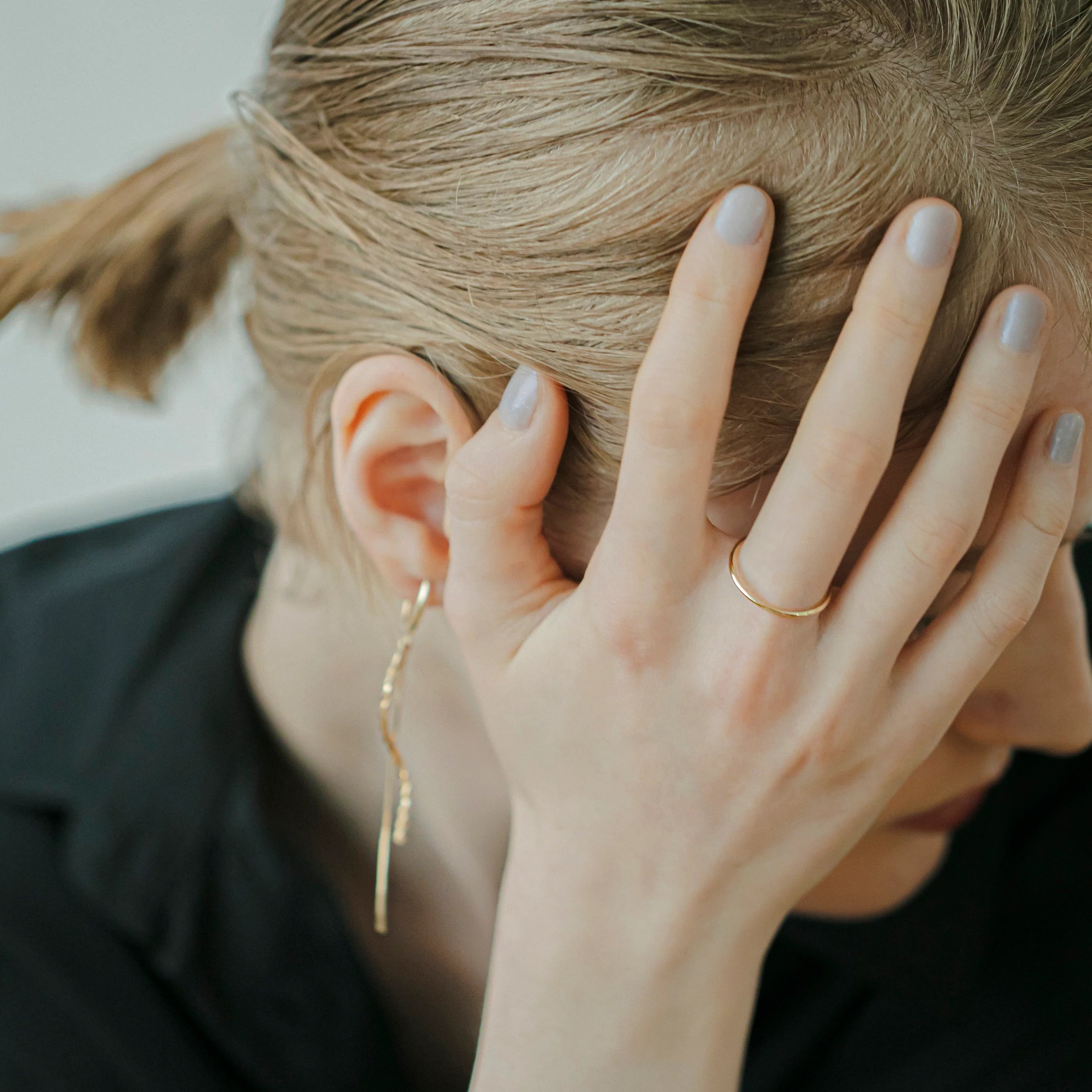 [K10]【true】ゴールドラインリング1.3㎜ / H-KR-03