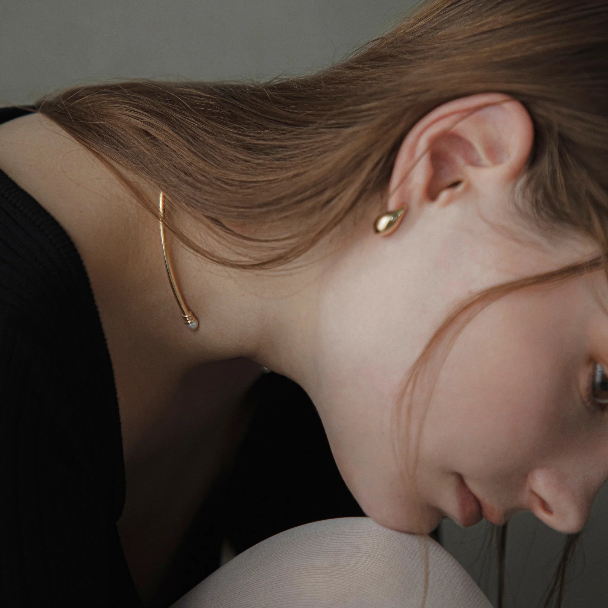 【anchor】パールネックカフ2.5mmリバーシブル gold/Neck-032-GD