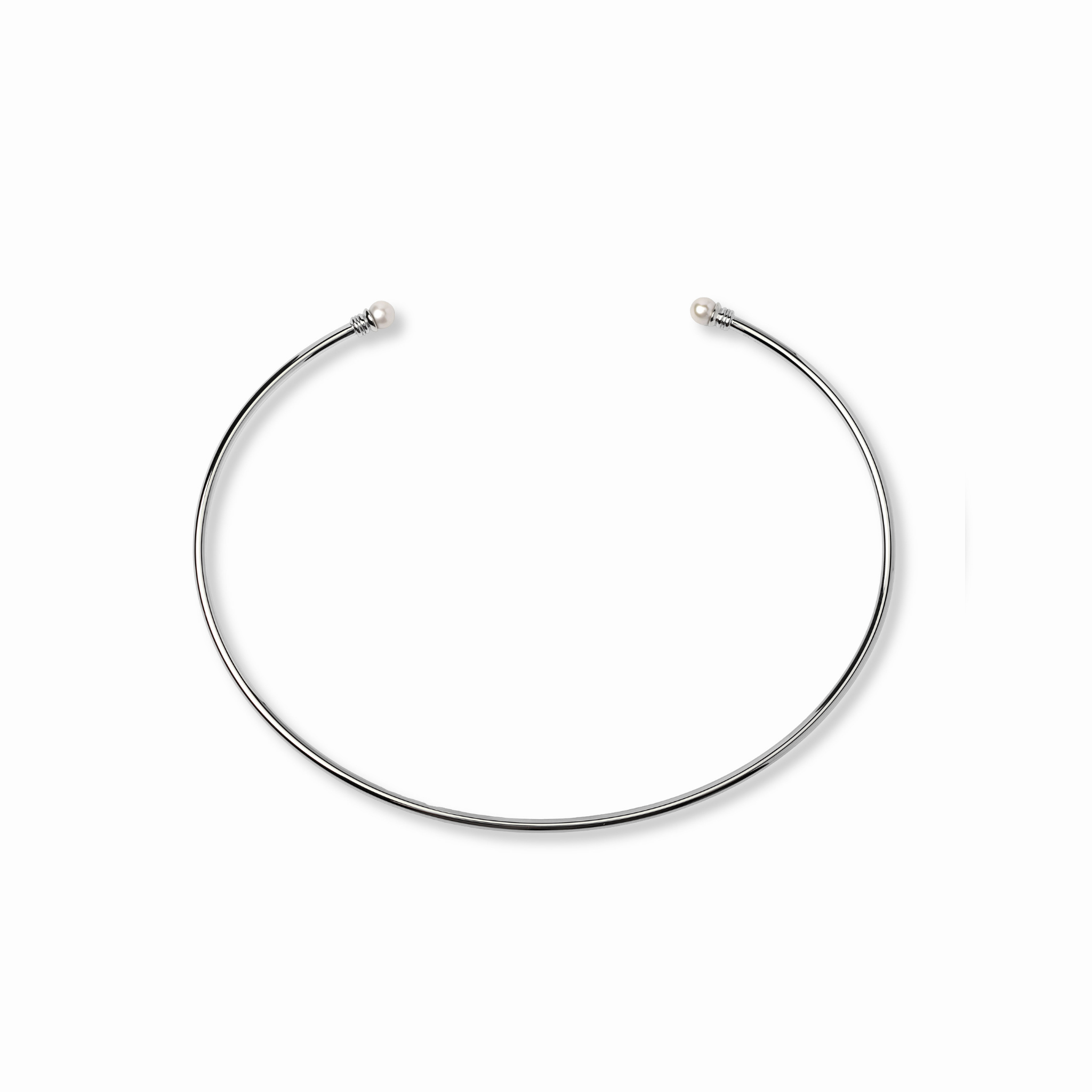 【anchor】パールネックカフ2.5mmリバーシブル silver / Neck-034-SV