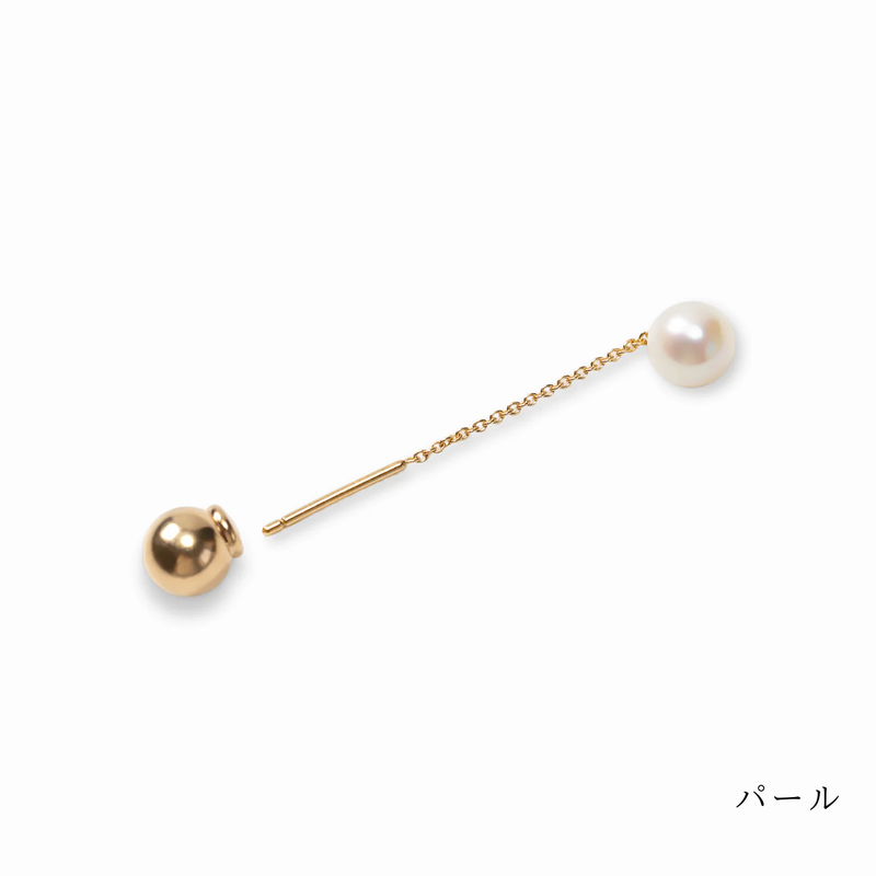 【dot】アメリカンピアス＆ボールキャッチ gold