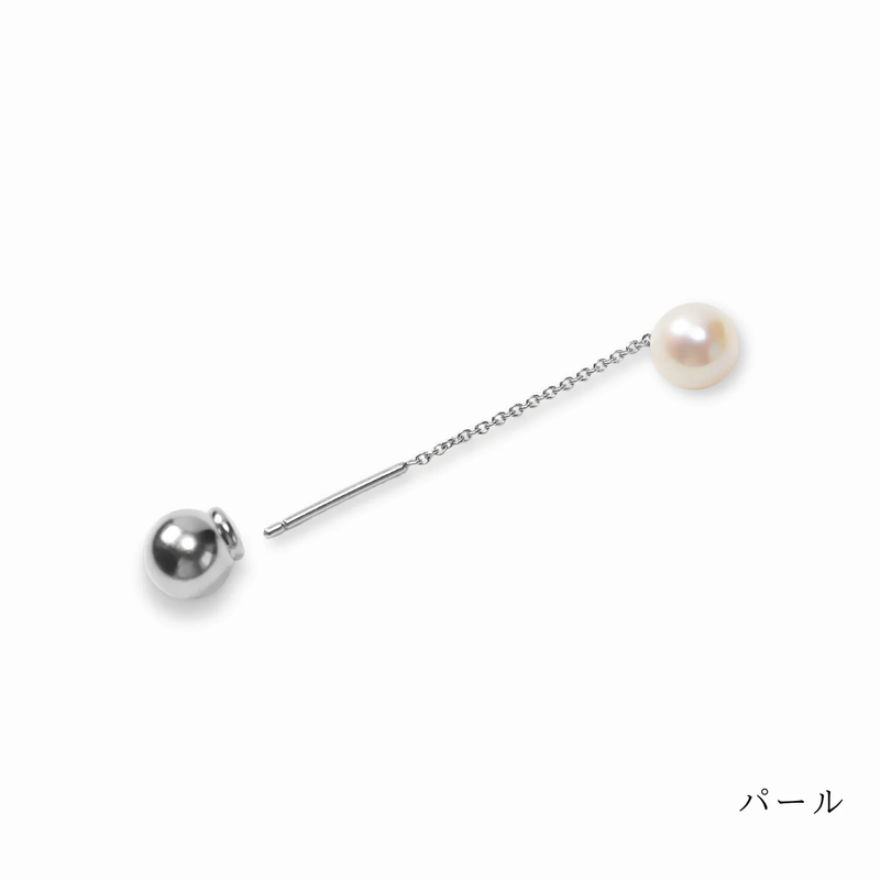 【dot】アメリカンピアス＆ボールキャッチ silver