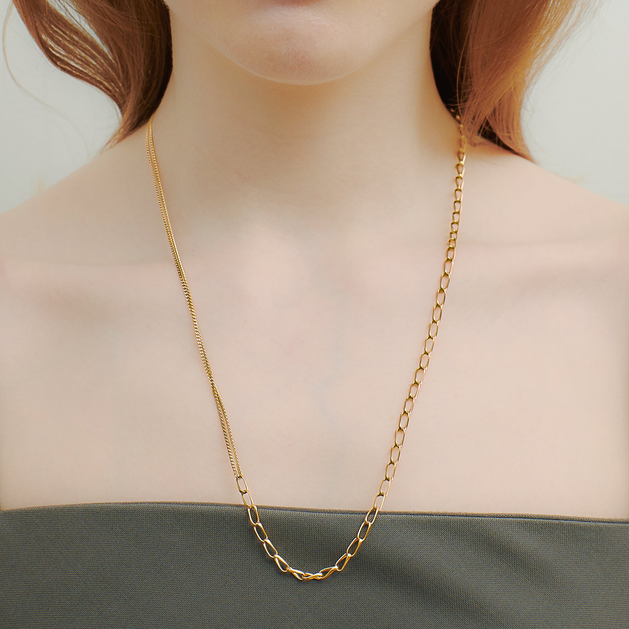 link-nc-2 gold【Neck-015】