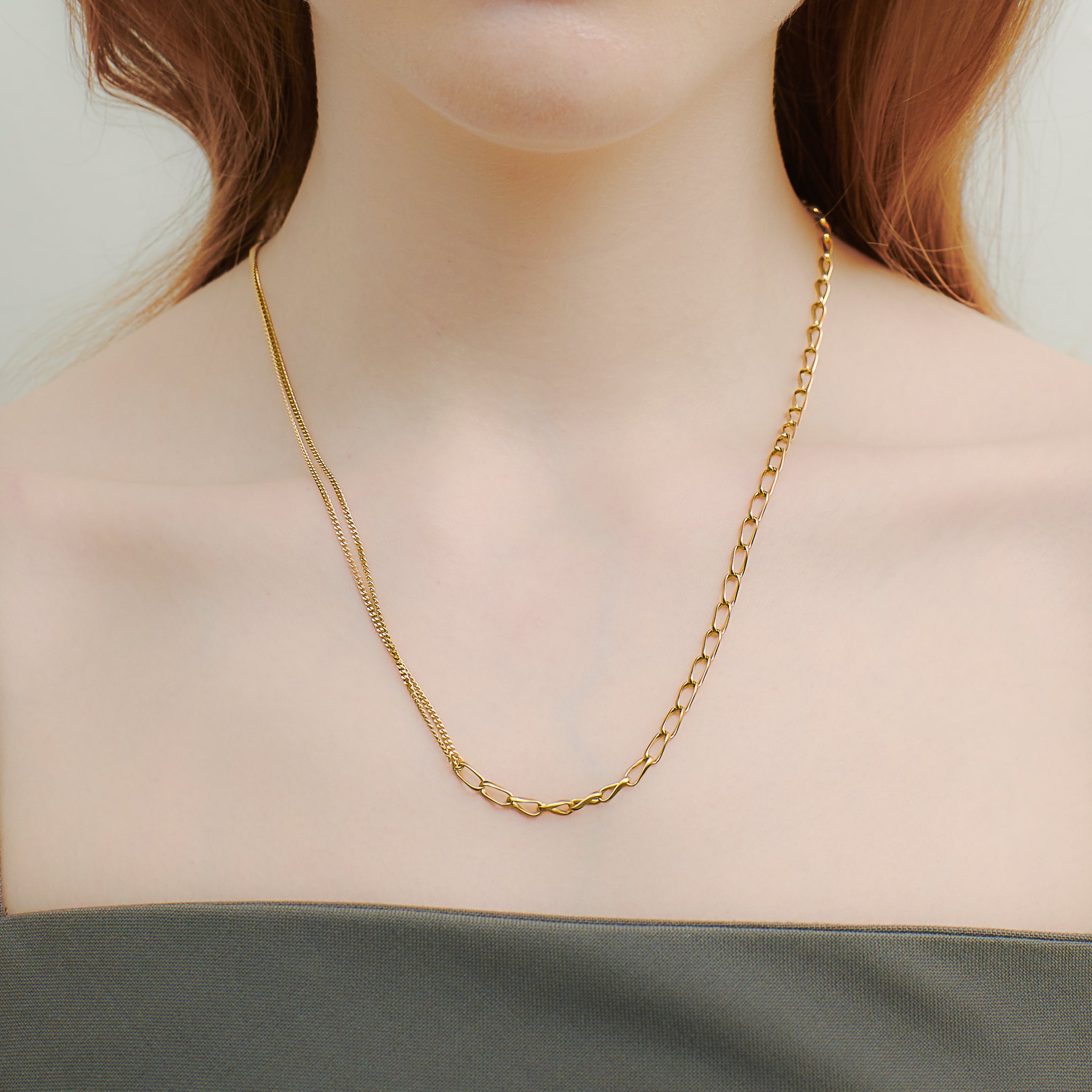link-nc-2 gold【Neck-015】