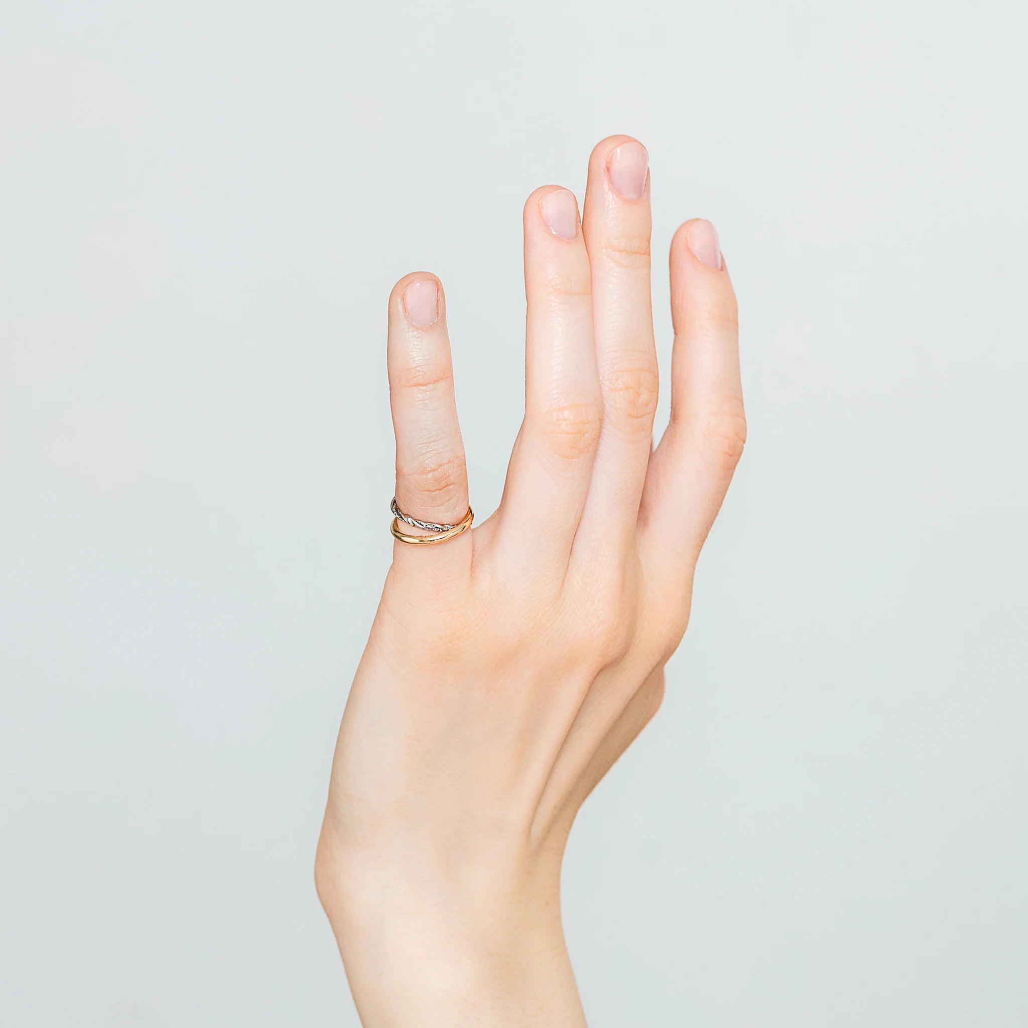 twist-rg-01 gold&silver 【RING-036-GDSV】