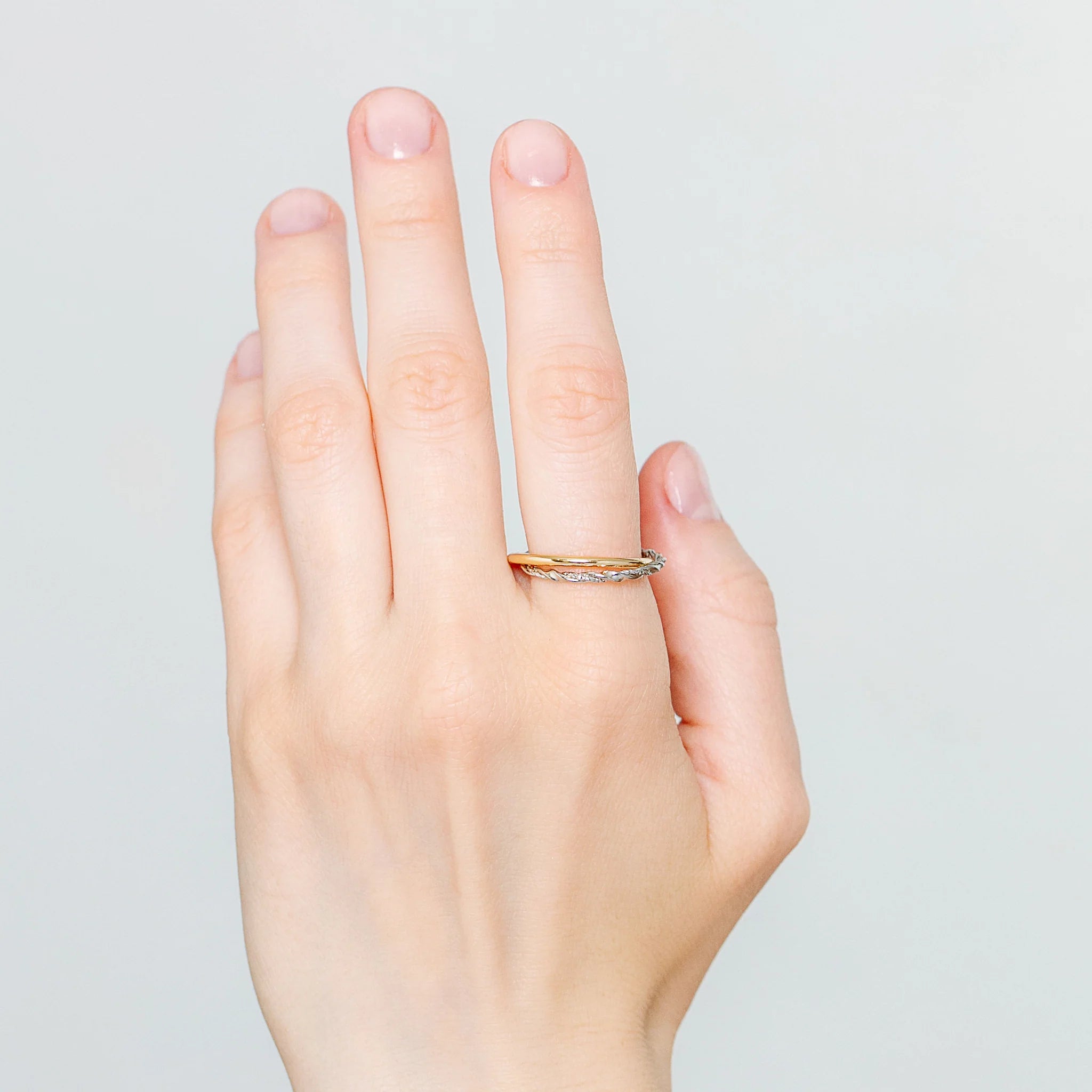 twist-rg-01 gold&silver 【RING-036-GDSV】