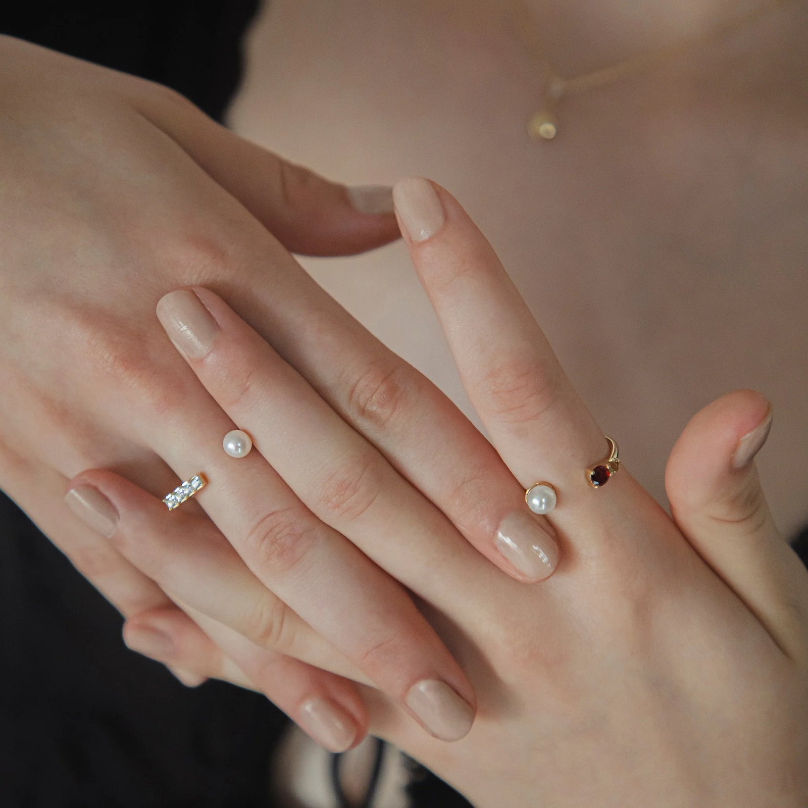 maron：専用リンク Karin Takubo × h..】カラーストーンメランジュリング gold – Re:See