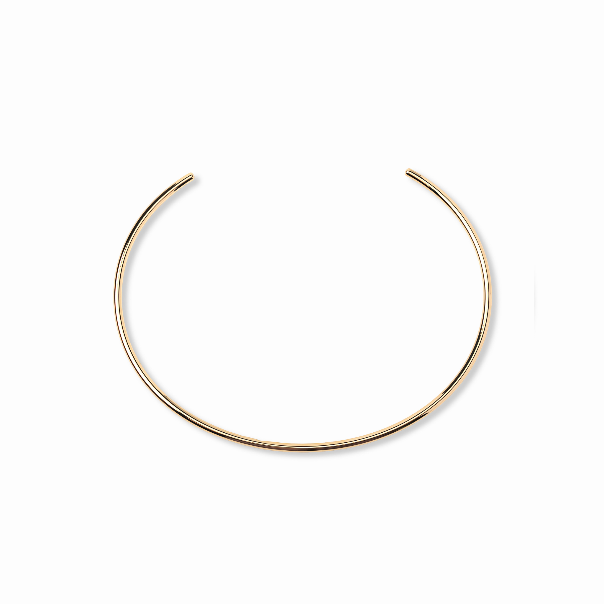 【anchor】スムースネックカフ3.0mm gold / Neck-031-GD