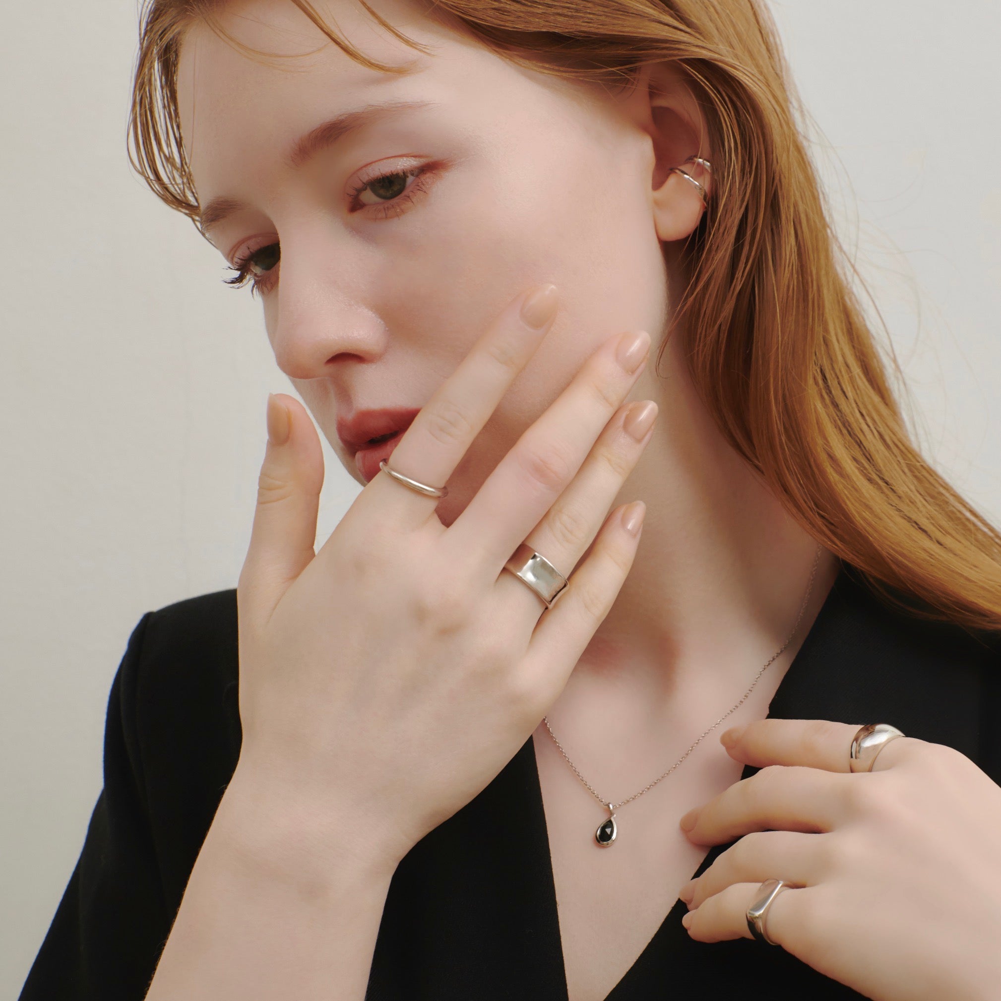 nature-nc-3 silver【Neck-013】