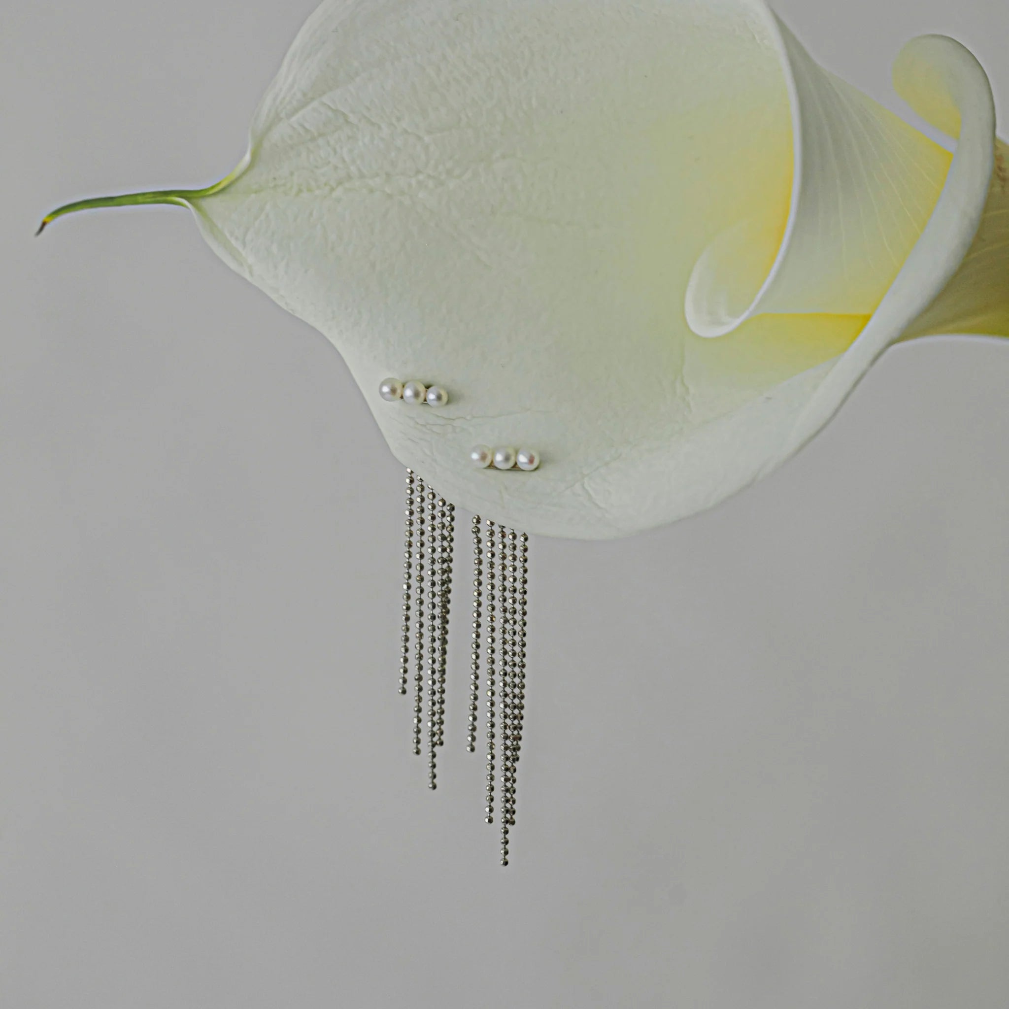 【link】シャンデリアチェーンピアス silver / EP-045-SV