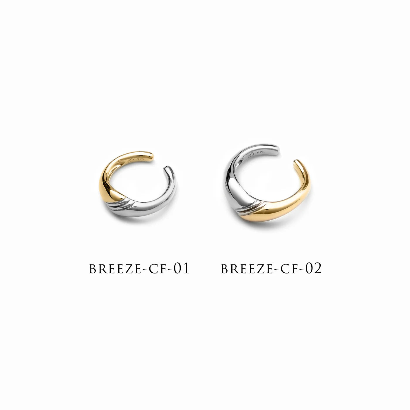 breeze-cf-02 gold&silver【Cuff -034-GDSV】