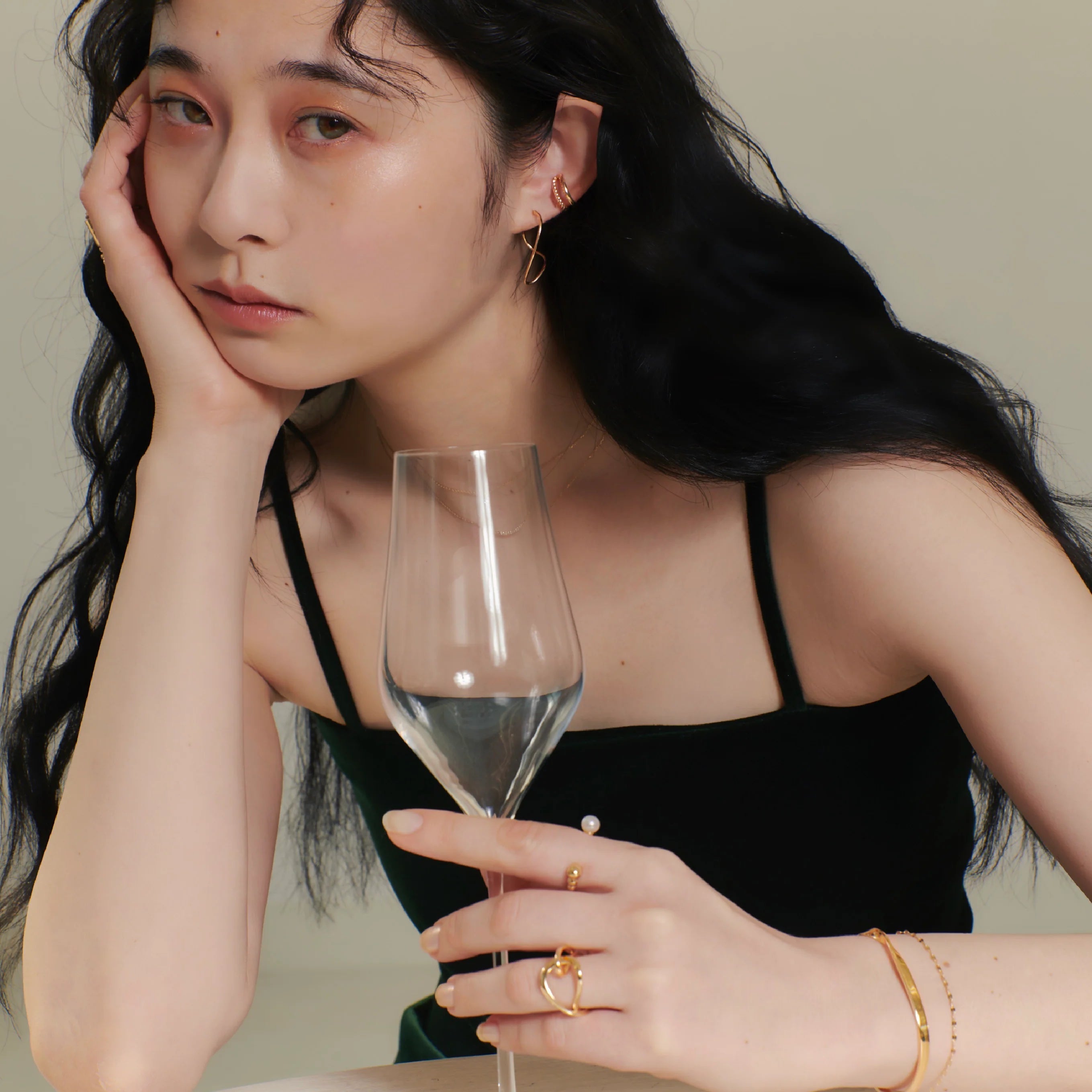 bubble-rg-01 gold【RING-034】