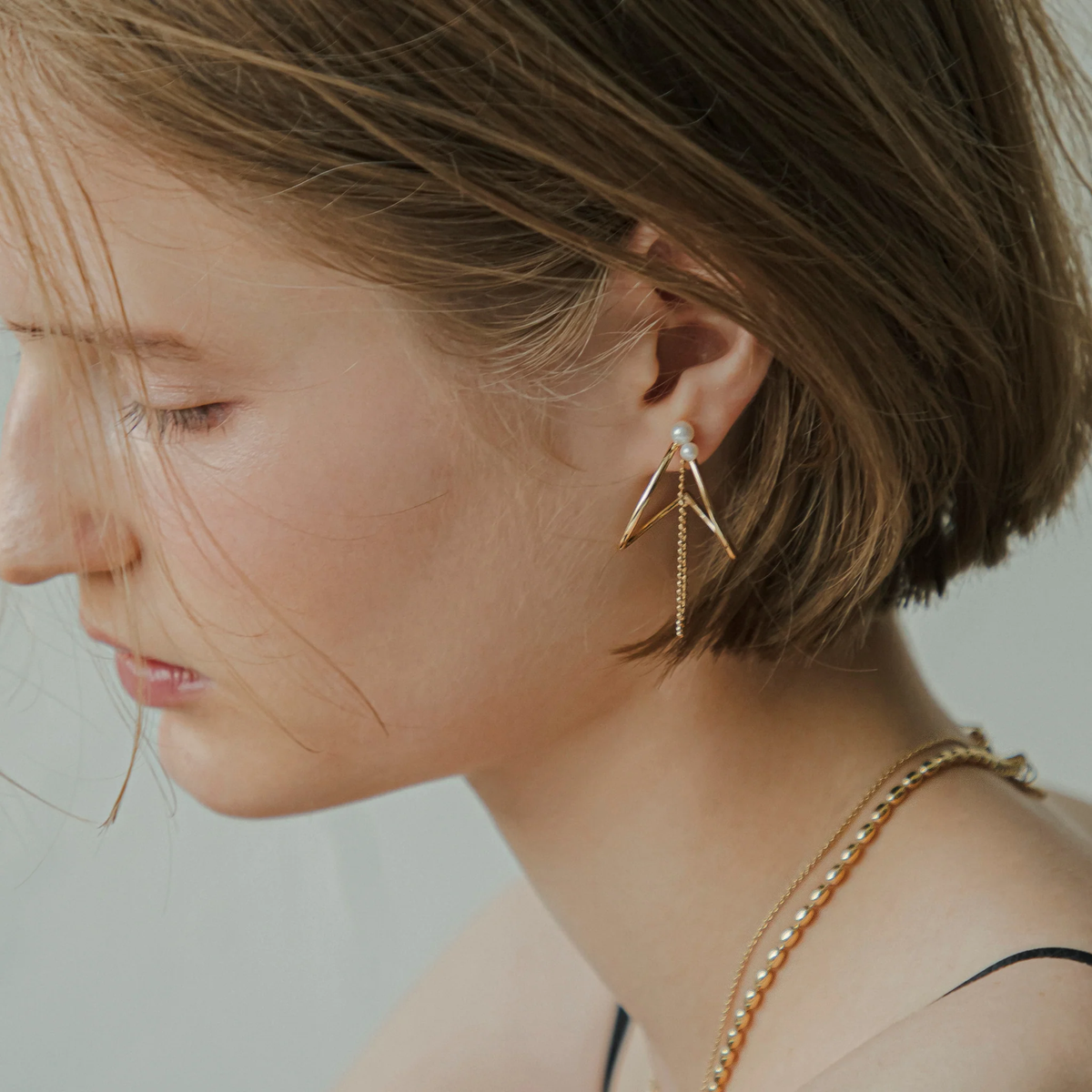 ピアス rie VERMEIL par iena ピアス 「LIE STUDIO/リエ スタジオ」earrings THE