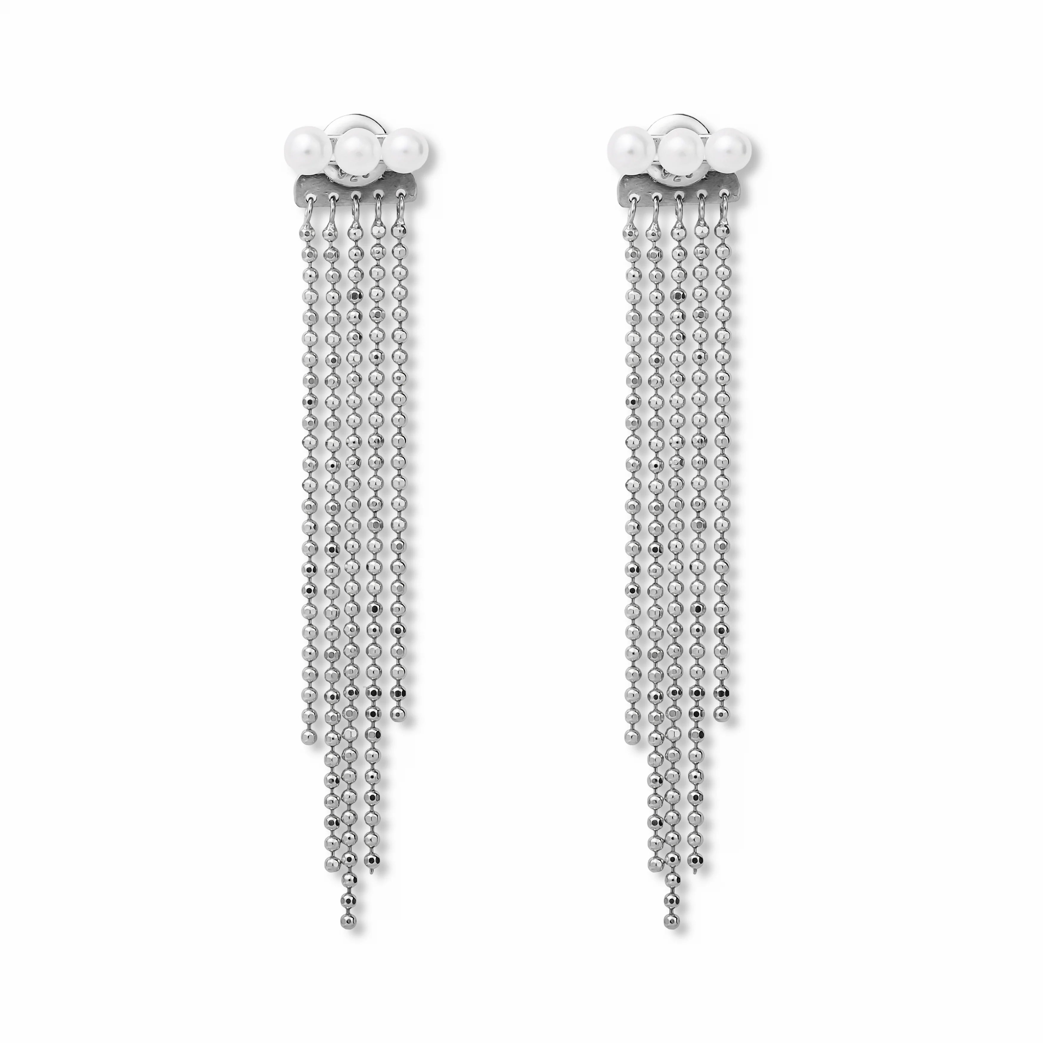 【link】シャンデリアチェーンピアス silver / EP-045-SV