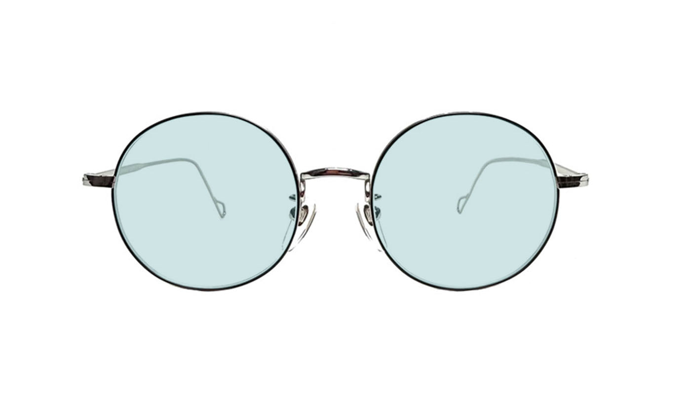 cycle/black&silver ライトカラーレンズ