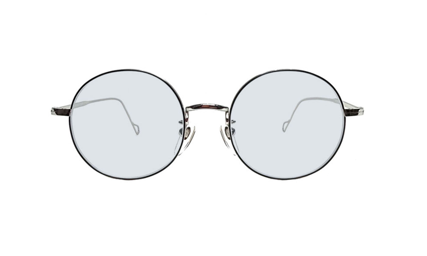 cycle/black&silver ライトカラーレンズ