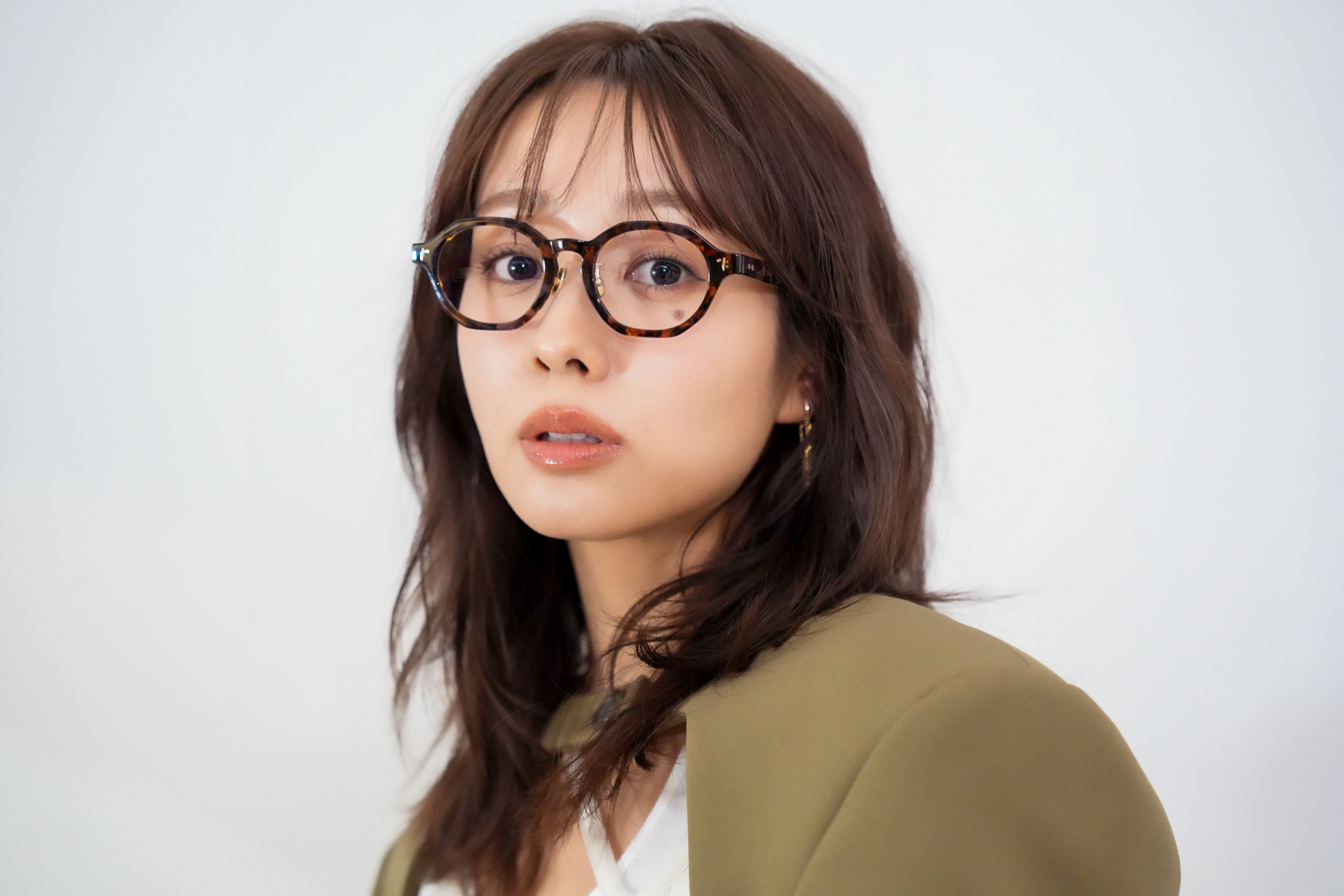 前田希美×Re:See link/Demi Brown クリアレンズ