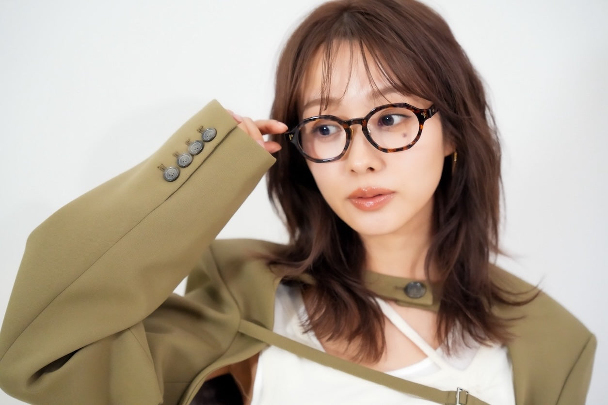 前田希美×Re:See link/Demi Brown クリアレンズ