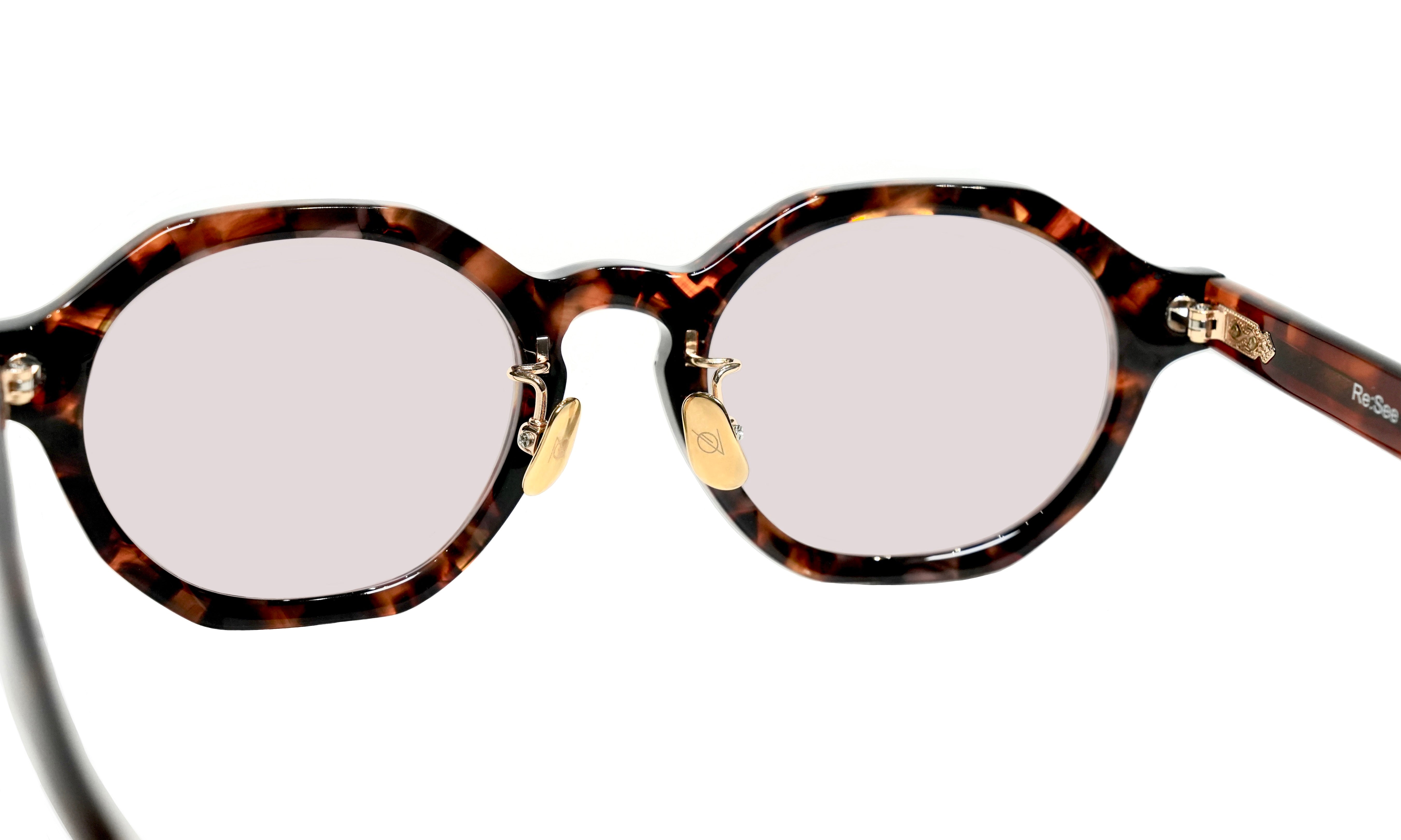 前田希美×Re:See link/Demi Brown ローズグレー25%レンズ
