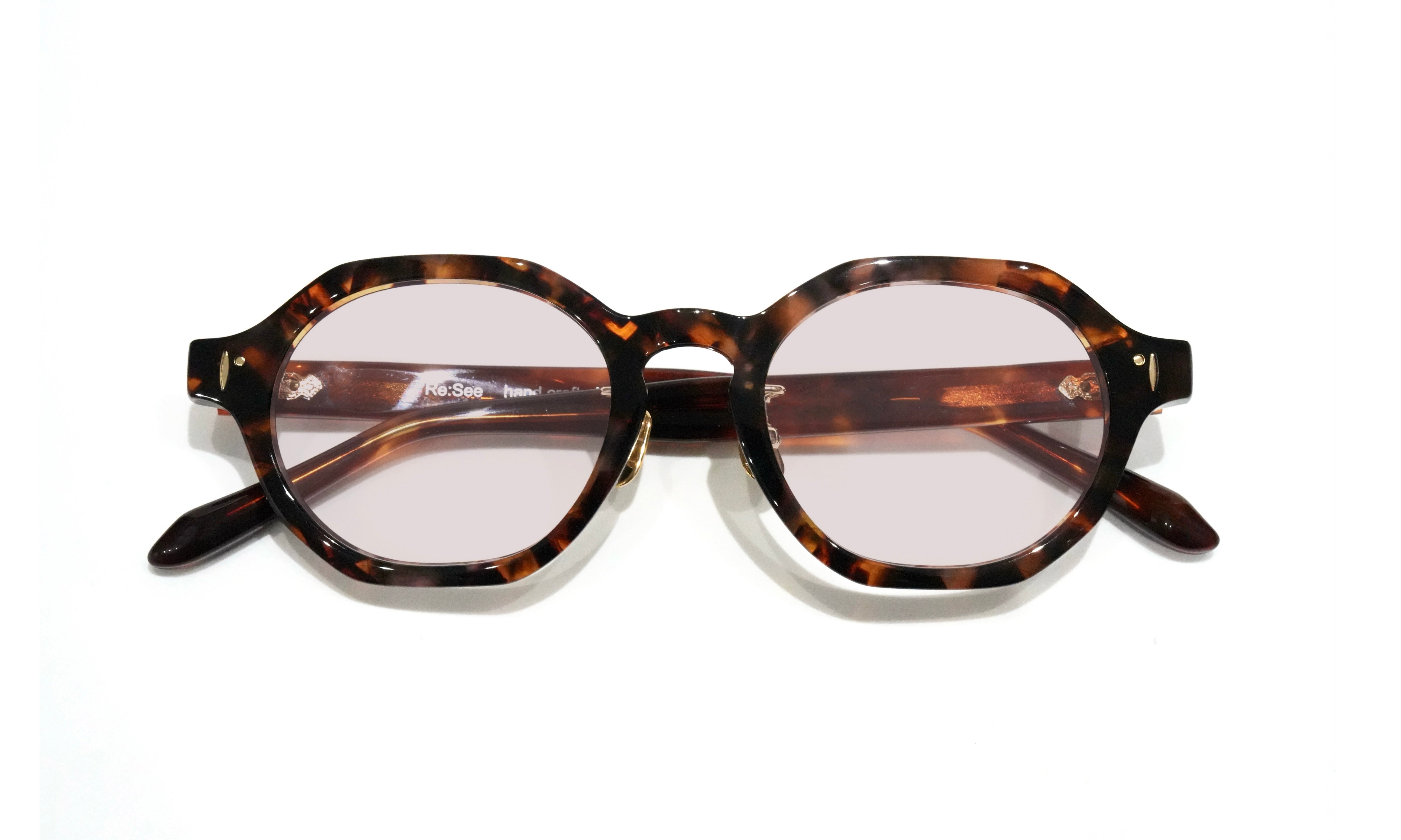 前田希美×Re:See link/Demi Brown ローズグレー25%レンズ