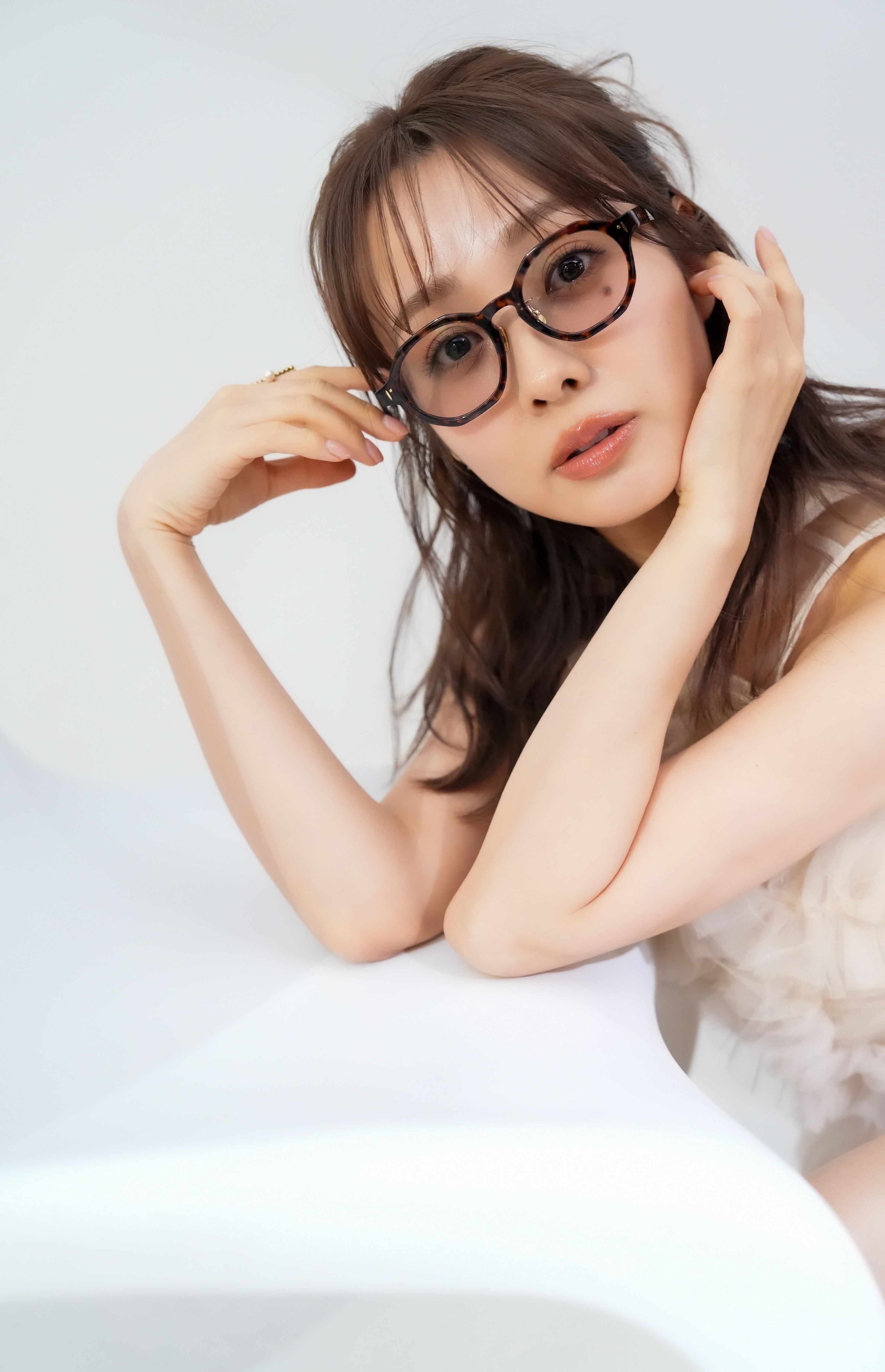 前田希美×Re:See link/Demi Brown ローズグレー25%レンズ