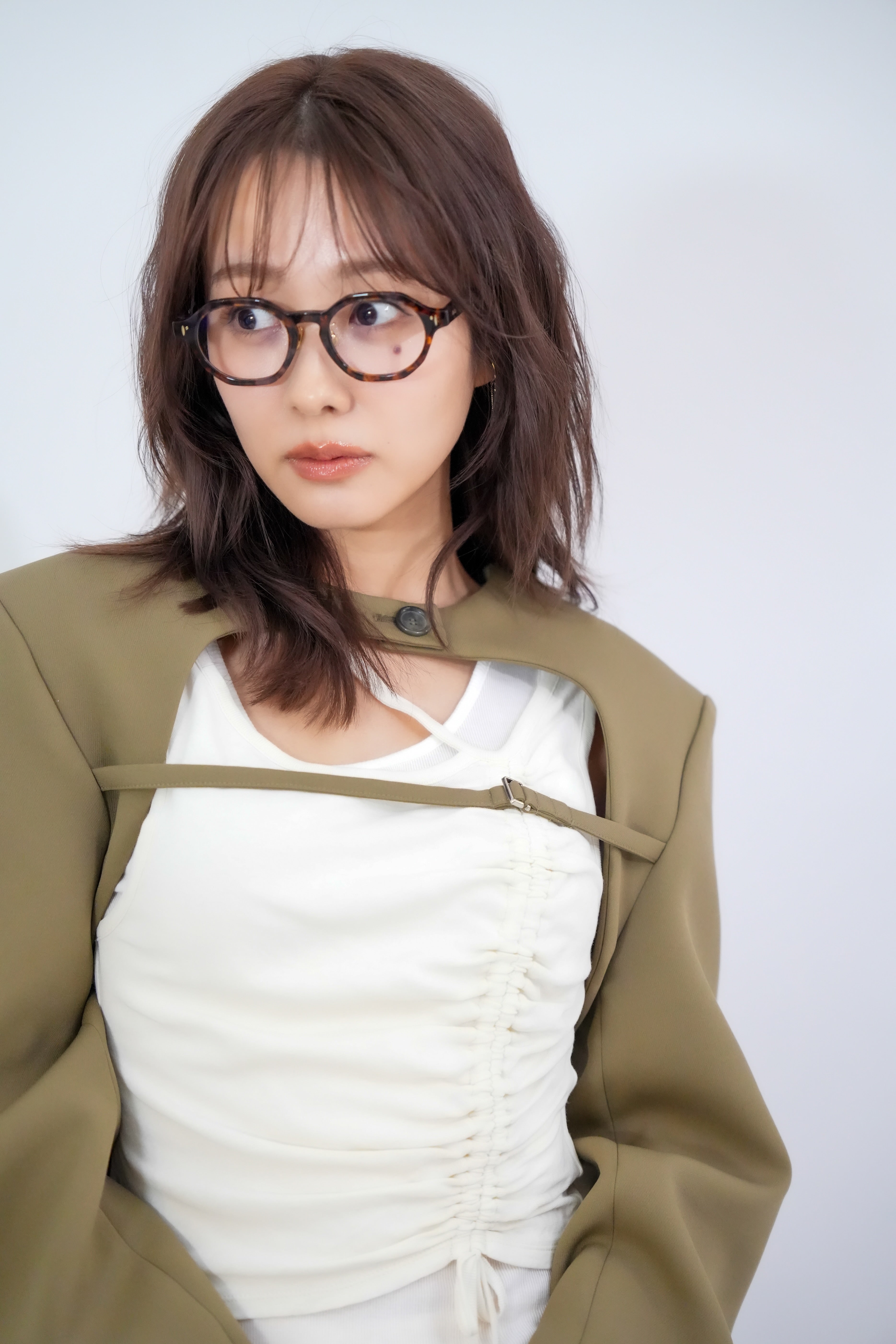 前田希美×Re:See link/Demi Brown クリアレンズ