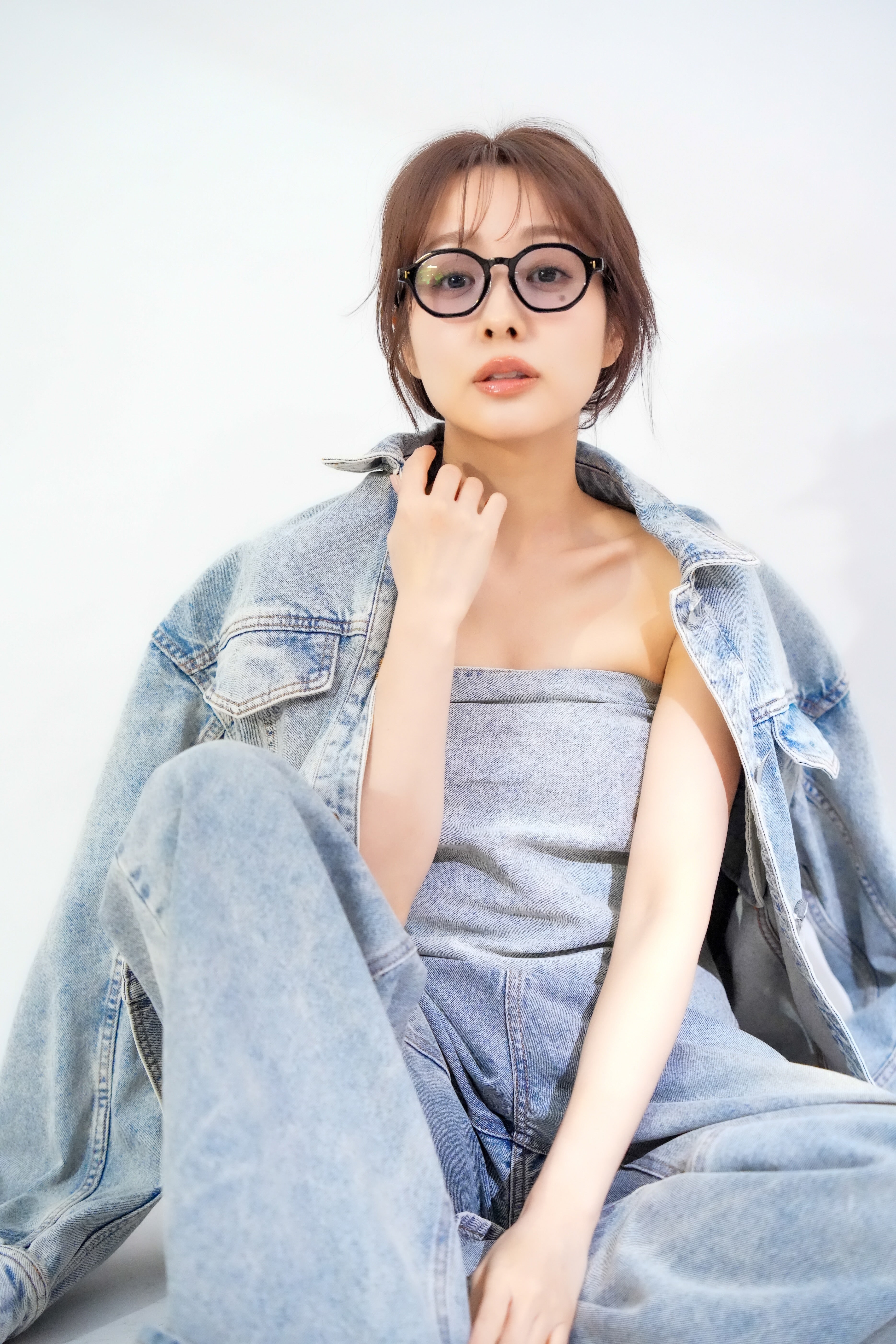 前田希美×Re:See link/Black ブルーグレー25%レンズ
