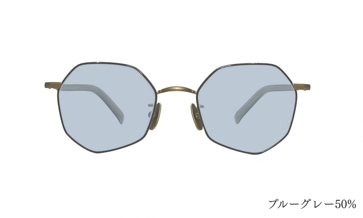 laxer/Grey&Mattegold 50%カラーレンズ