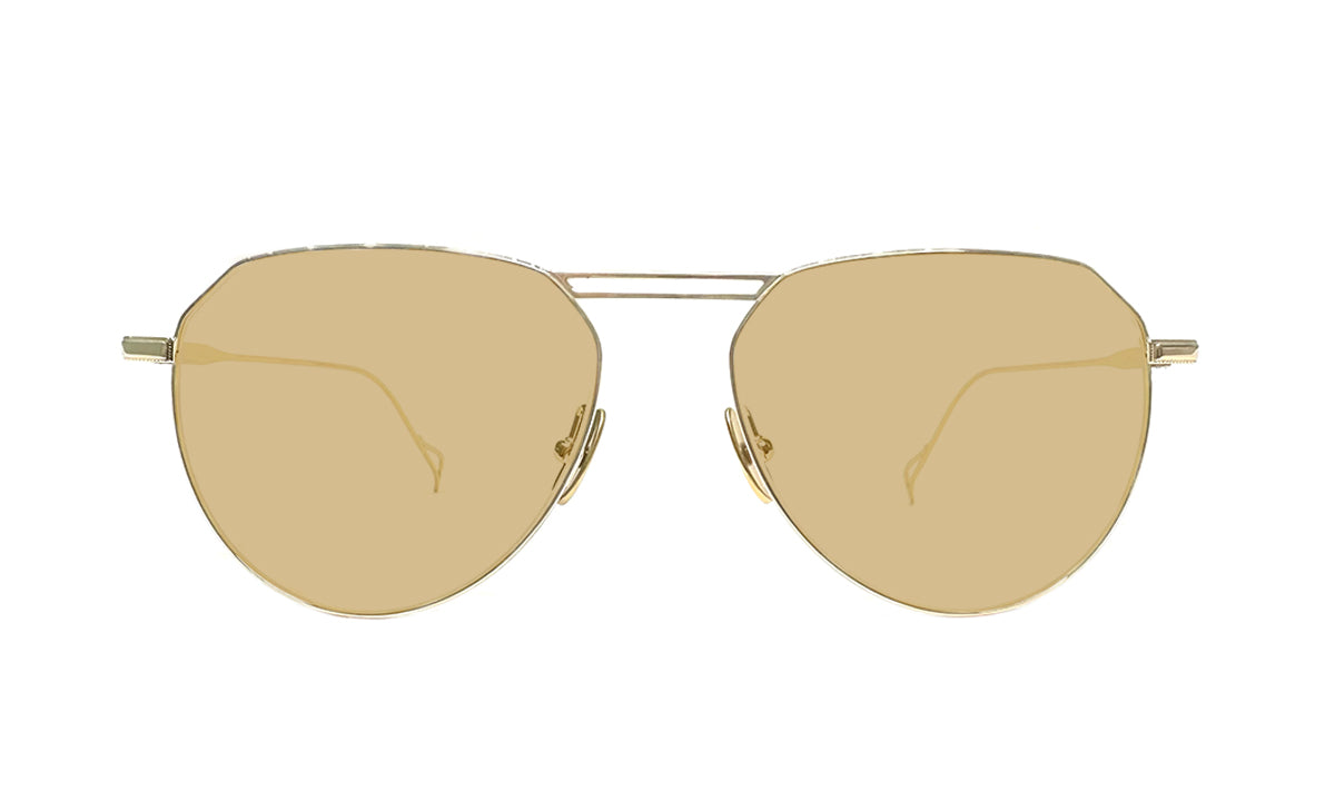 Re:See store/Matte Brown ライトカラーレンズ サングラス store/Gold