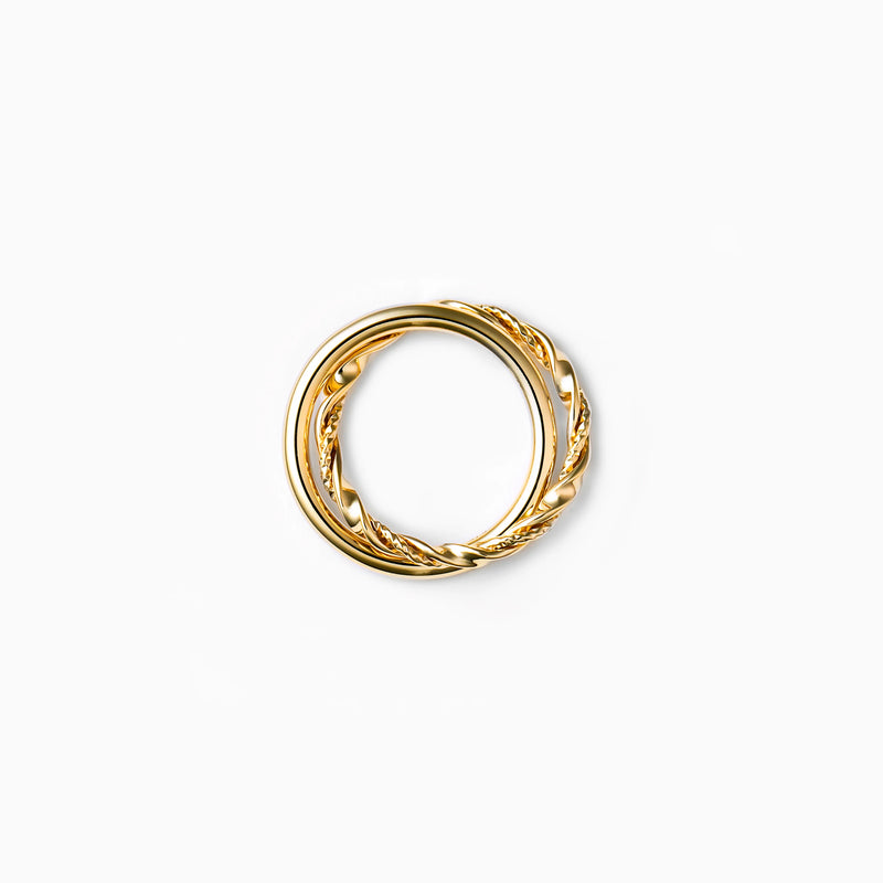 twist-rg-01 gold 【RING-036-GD】