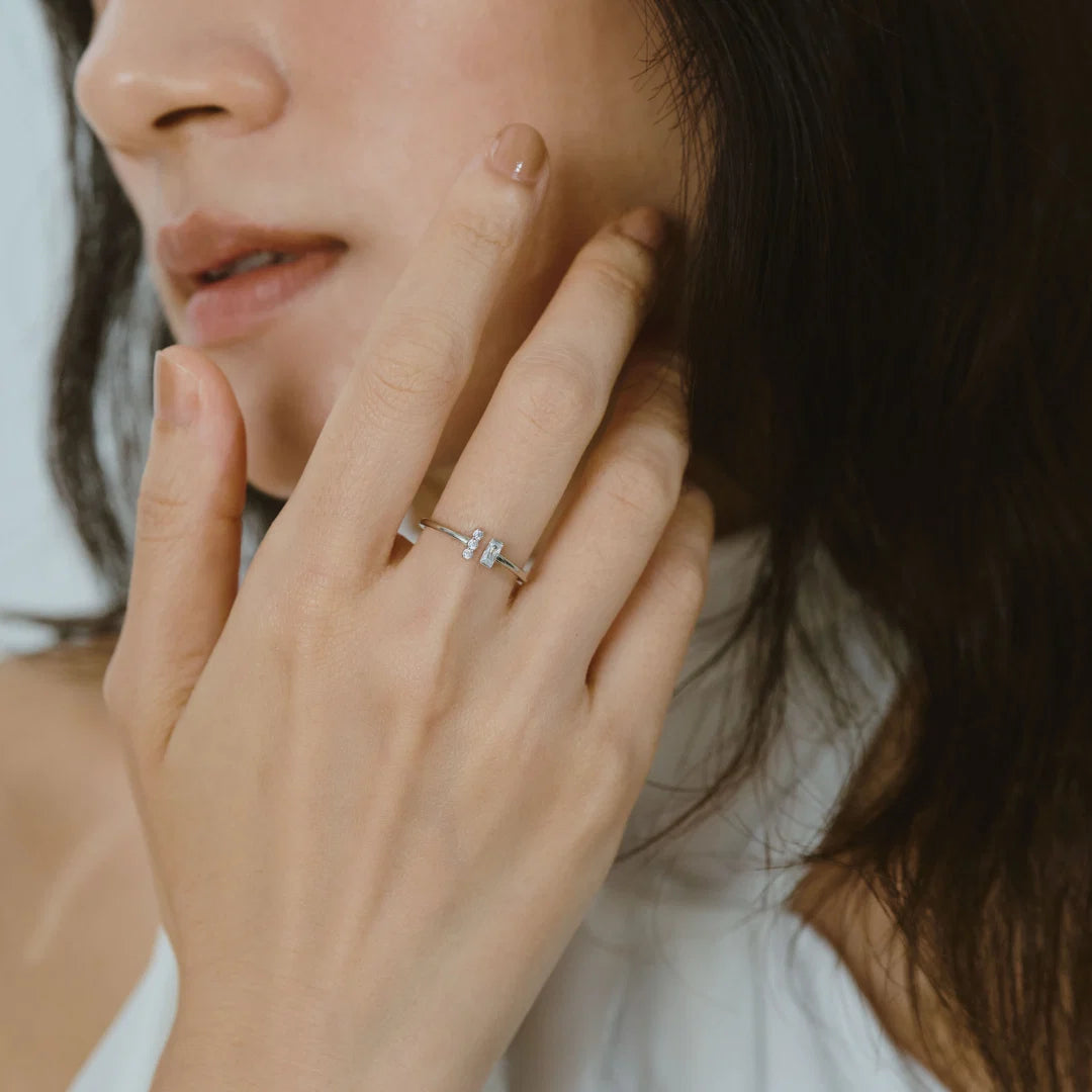【bonbon】プチエイチリング silver【 RING-040-SV】