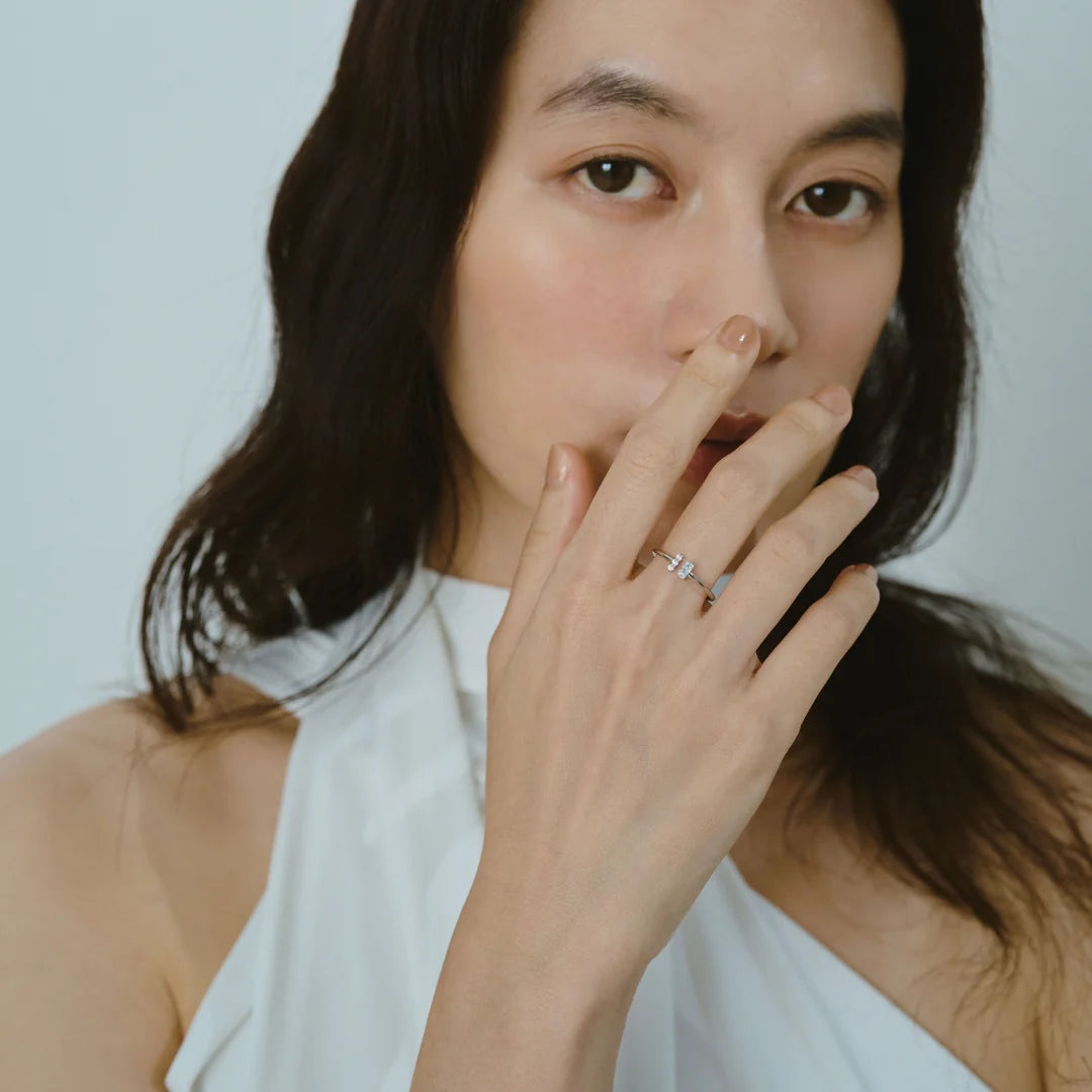 【bonbon】プチエイチリング silver【 RING-040-SV】