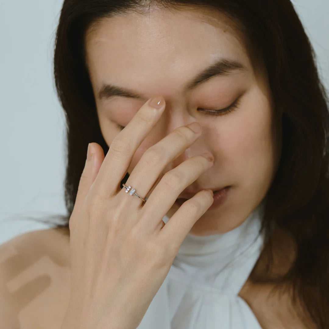 【bonbon】プチエイチリング silver【 RING-040-SV】
